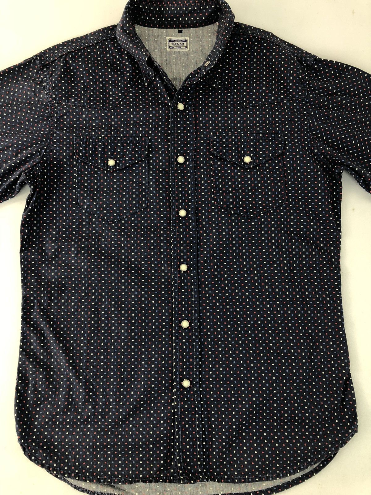 Japanese Brand Kapital Shirt Double Pocket Western Design Size US M / EU 48-50 / 2 - 7 Thumbnail