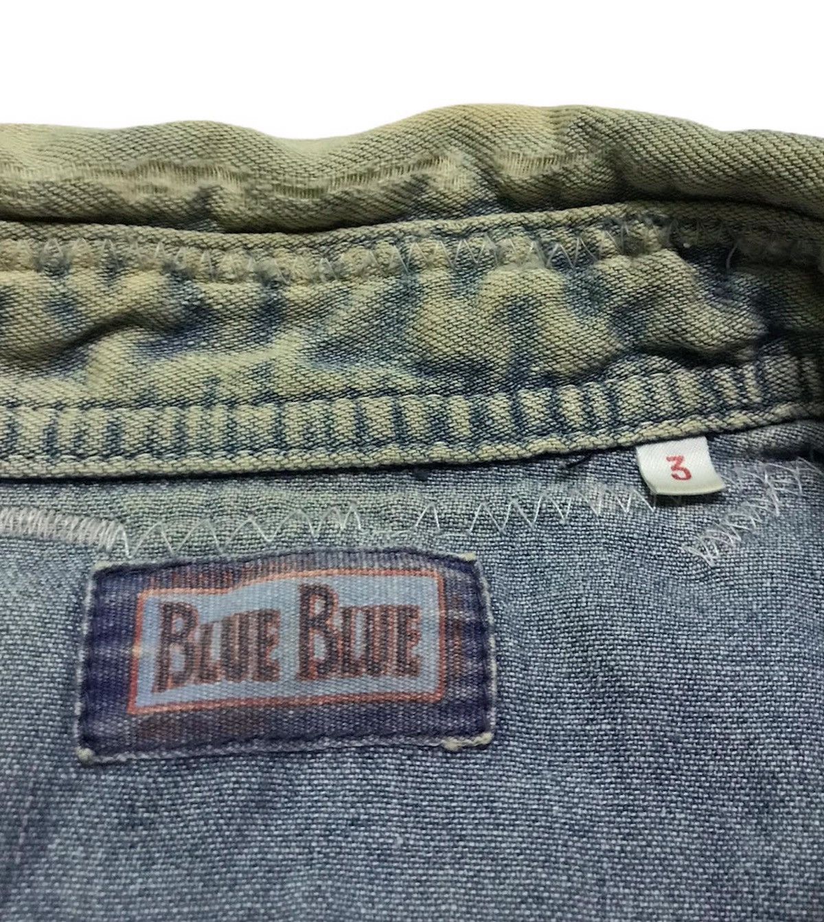 Blue Blue Japan Blue blue shashiko boro patchwork western denim shirts Size US M / EU 48-50 / 2 - 4 Thumbnail