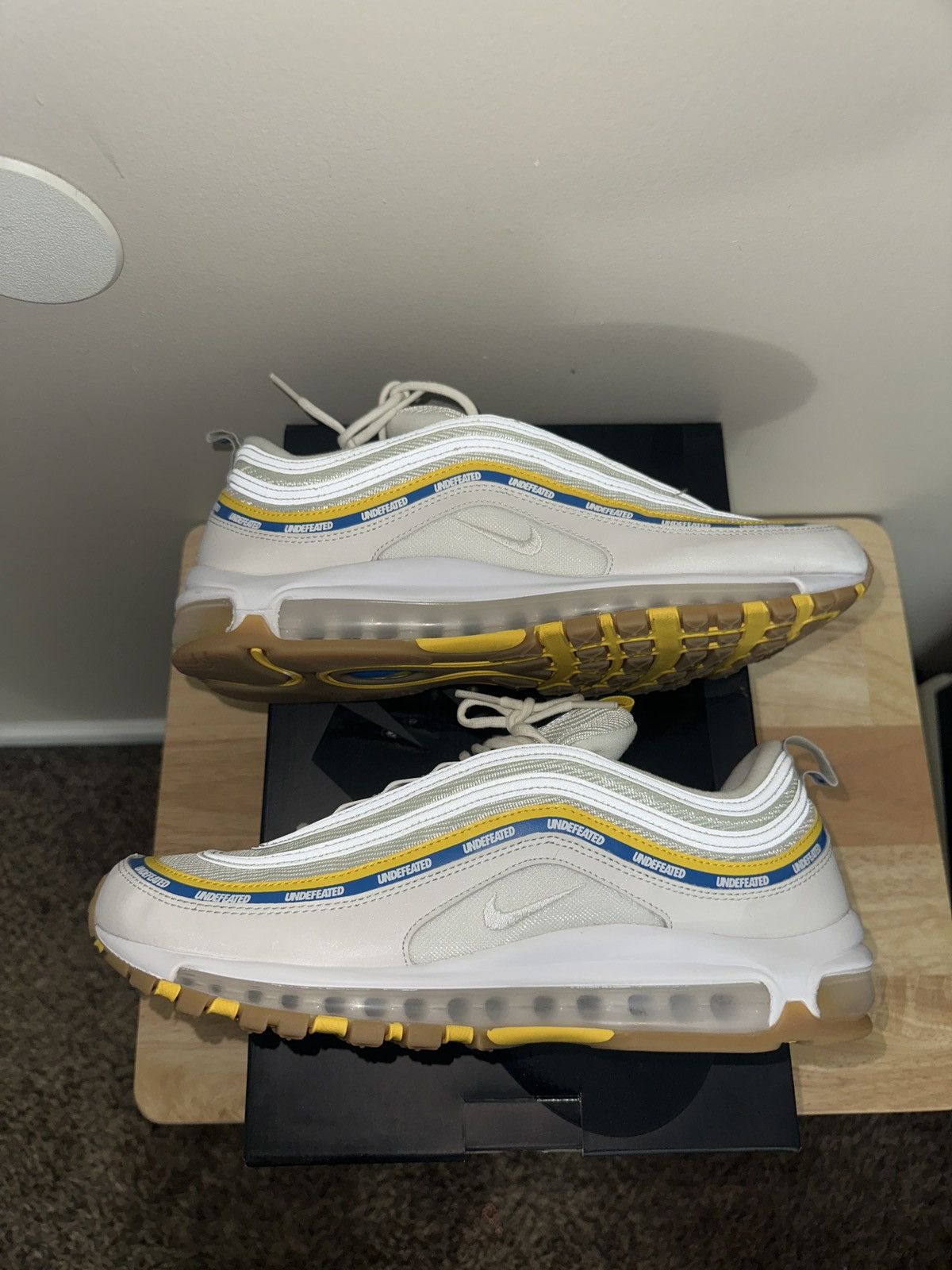 Nike × Undefeated Undefeated Nike Air Max 97 UCLA Size US 12 / EU 45 - 2 Thumbnail