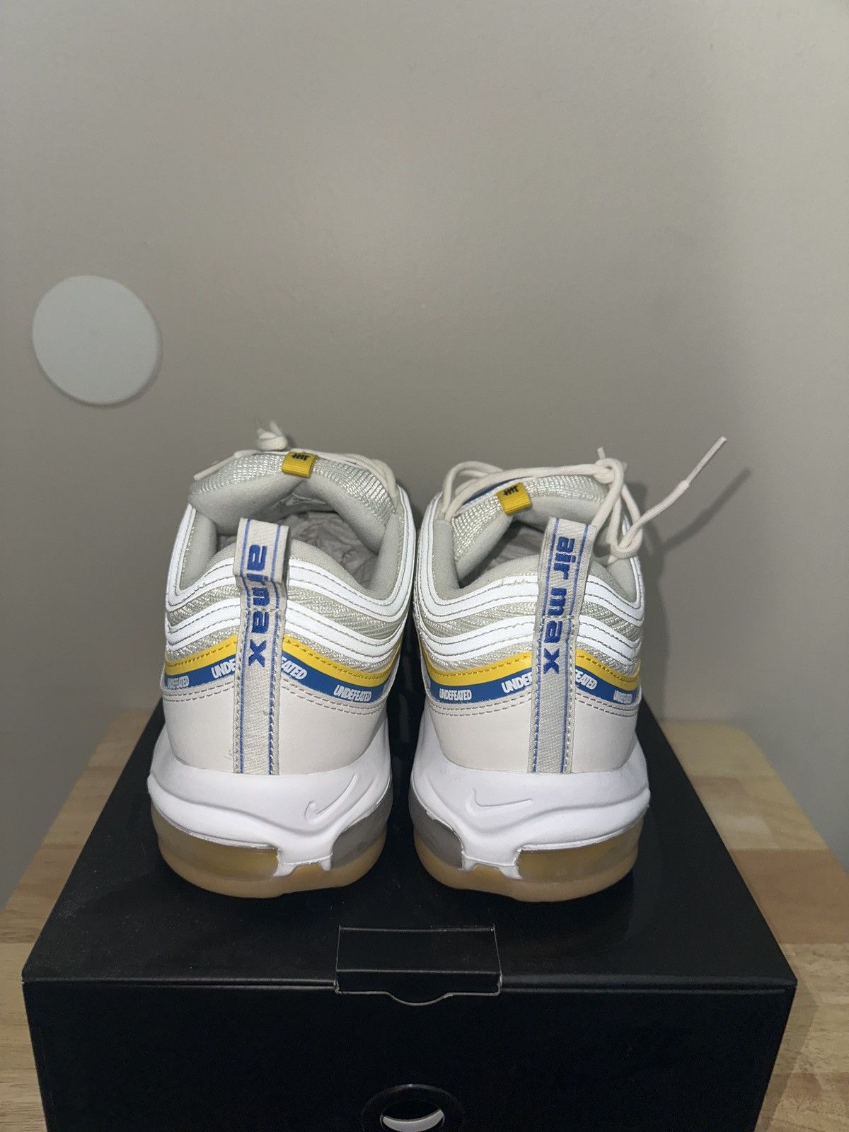 Nike × Undefeated Undefeated Nike Air Max 97 UCLA Size US 12 / EU 45 - 4 Thumbnail