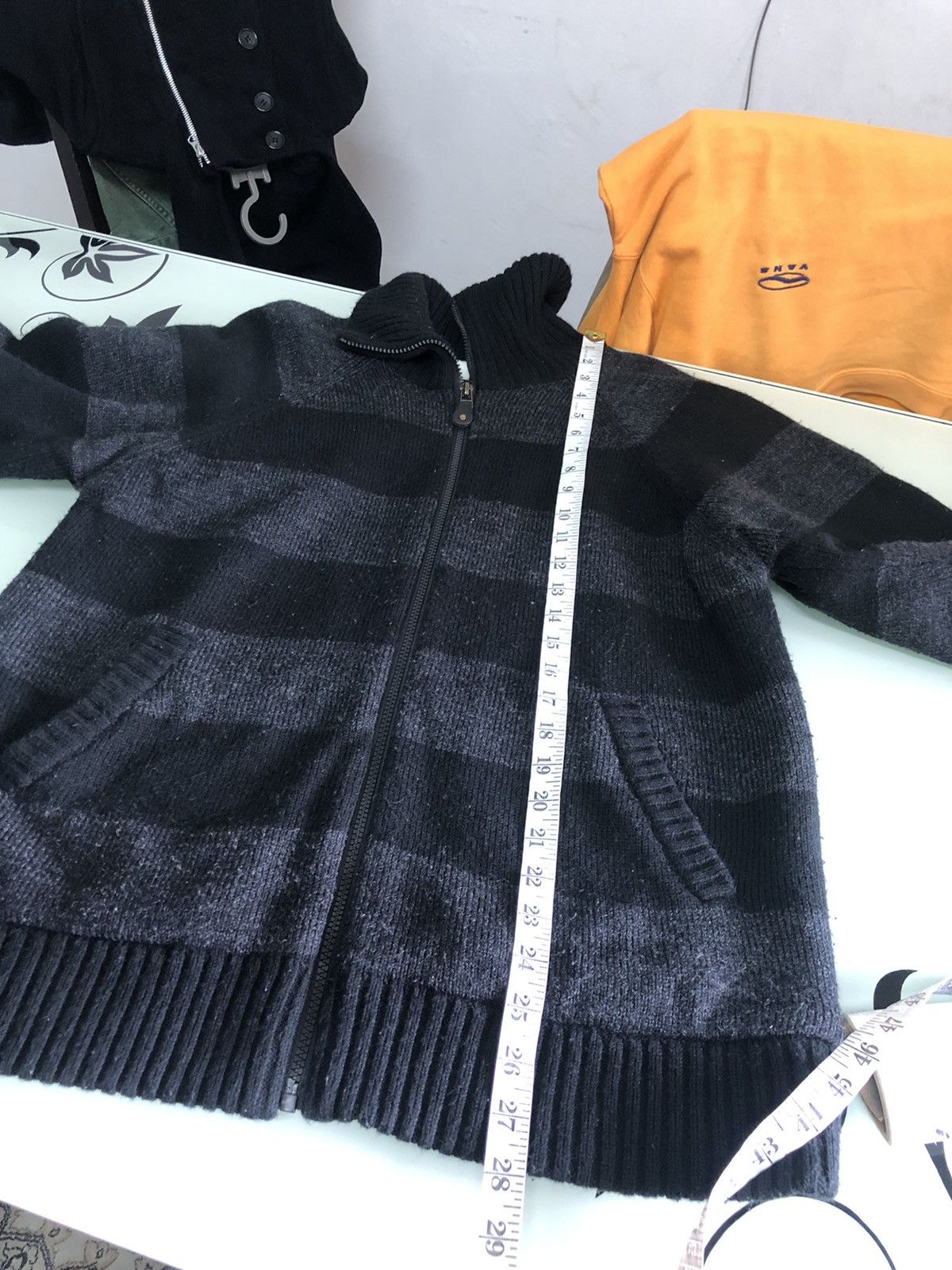 Japanese Brand GENERATE Stripes Minimalist Knit Warm Sweater Size US L / EU 52-54 / 3 - 15 Thumbnail