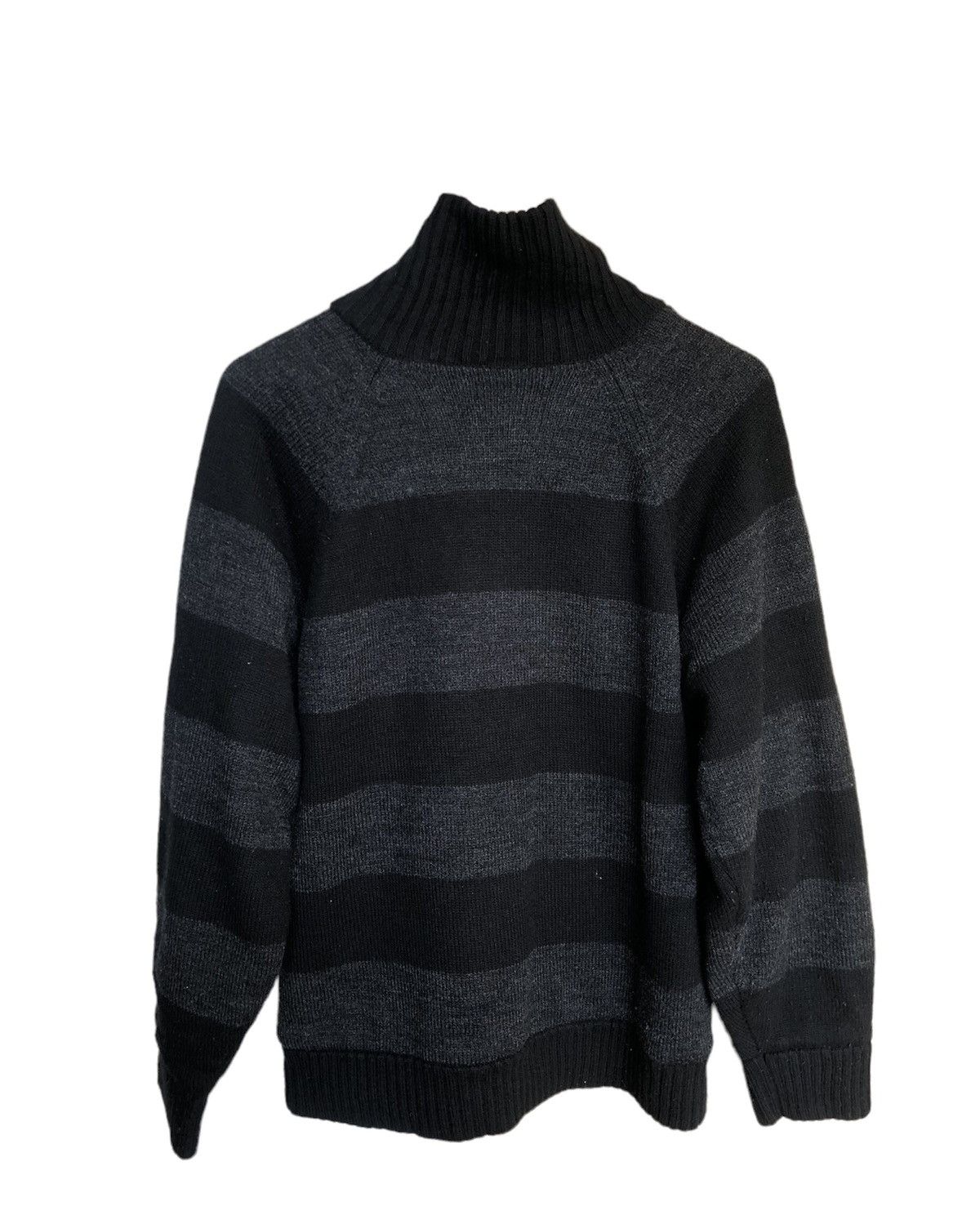 Japanese Brand GENERATE Stripes Minimalist Knit Warm Sweater Size US L / EU 52-54 / 3 - 2 Thumbnail