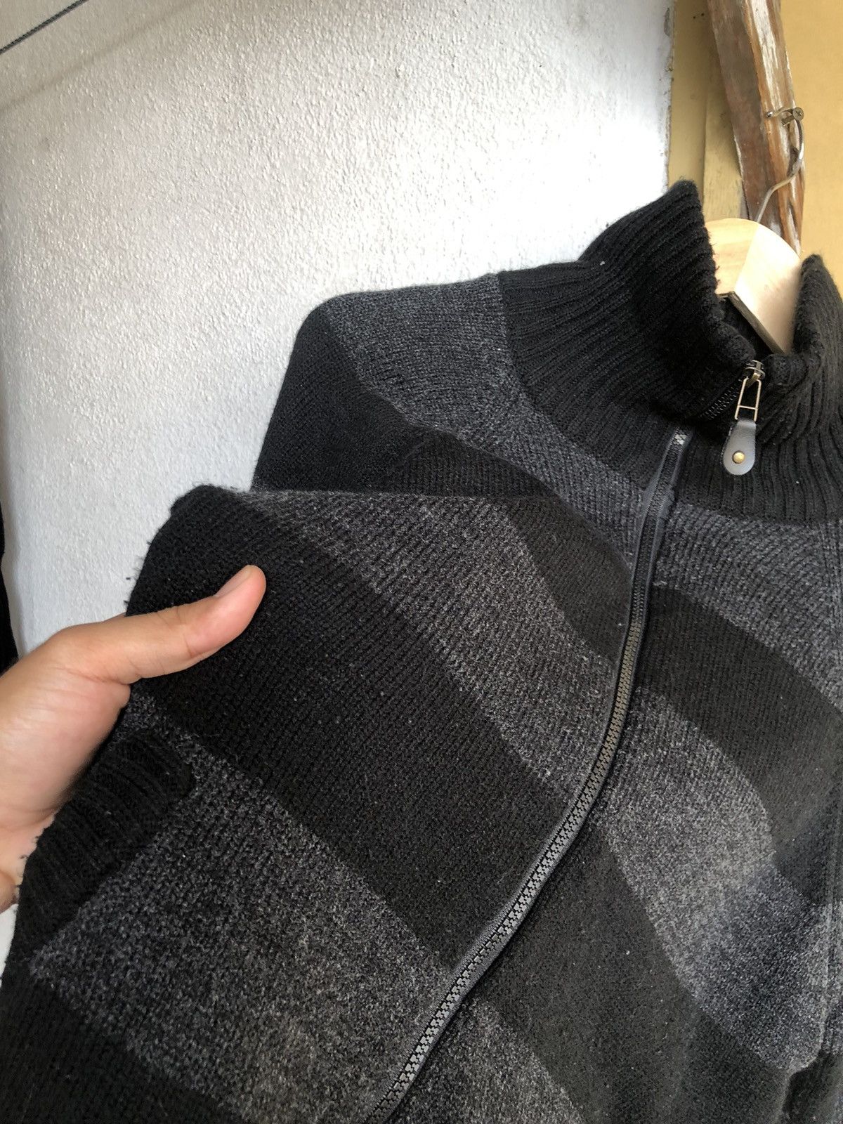 Japanese Brand GENERATE Stripes Minimalist Knit Warm Sweater Size US L / EU 52-54 / 3 - 8 Thumbnail