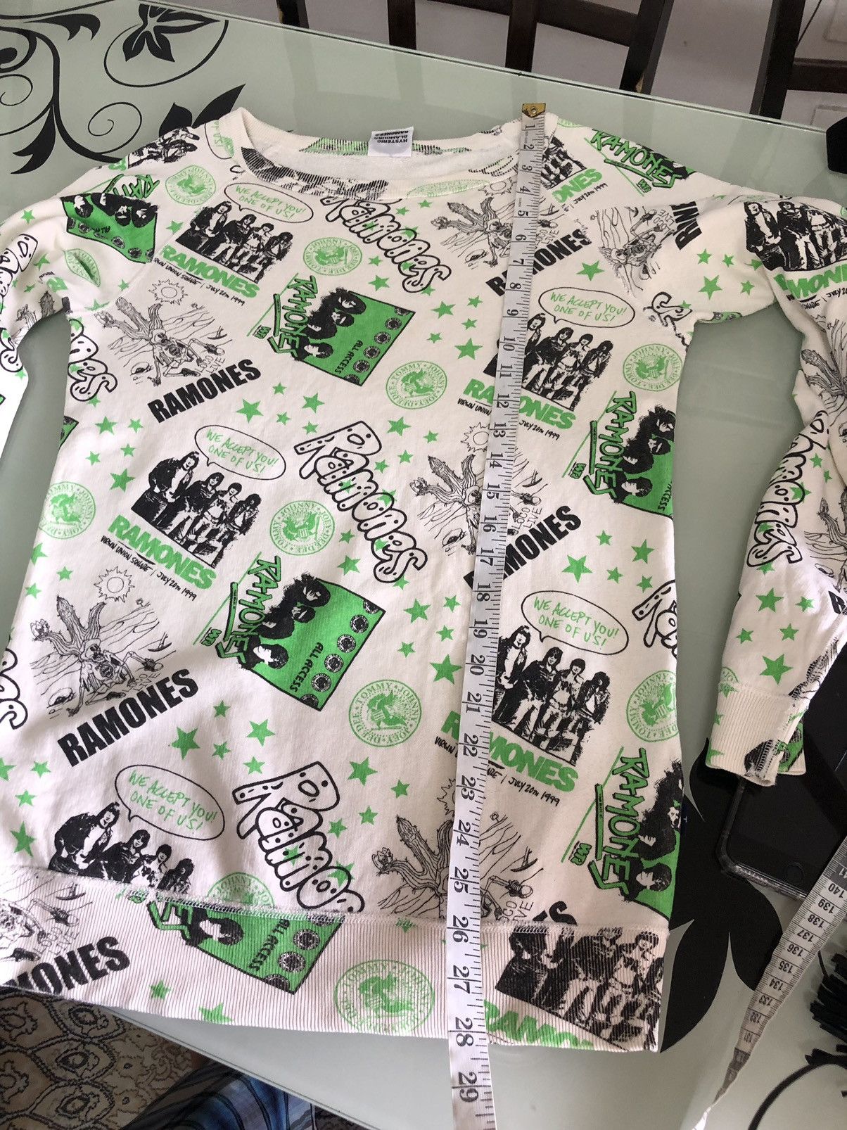 Hysteric Glamour Vintage 90s Hysteric Glamour x Ramones Over Graphic Sweater Size XS / US 0-2 / IT 36-38 - 21 Thumbnail