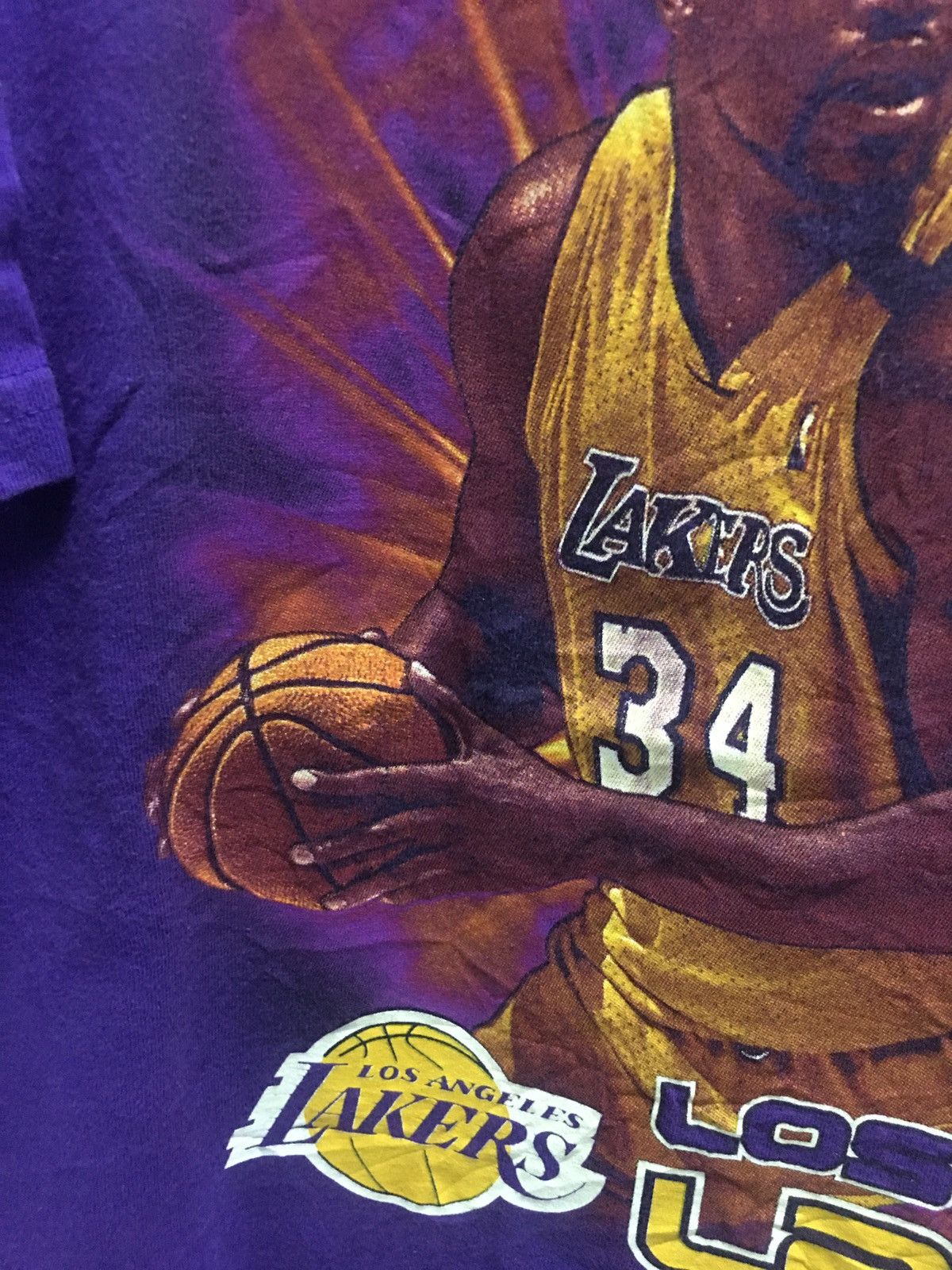 NBA × Vintage vintage Shaquille O’neal nba lagend 90s laker shirt Size US XL / EU 56 / 4 - 7 Thumbnail
