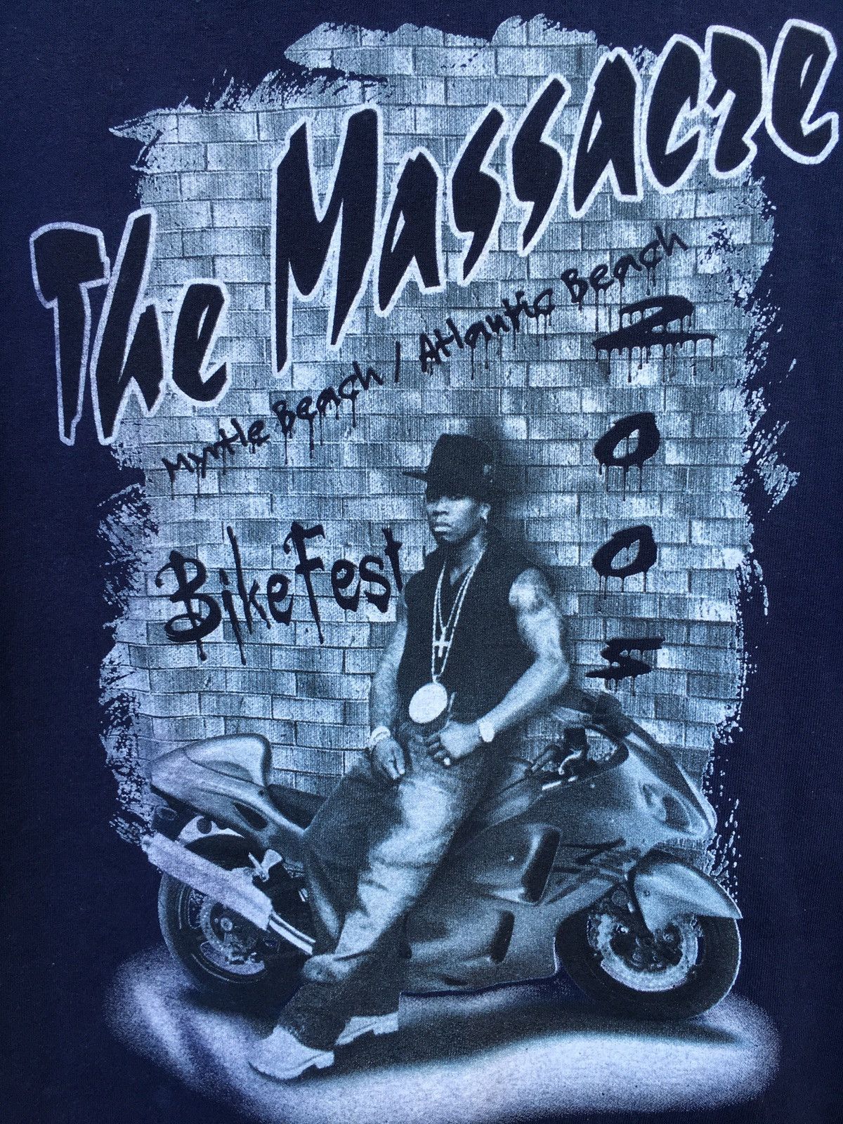 vintage 50 cent welcome to candy shop bike week promo shirt