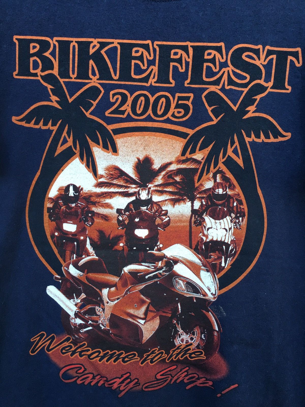 vintage 50 cent welcome to candy shop bike week promo shirt