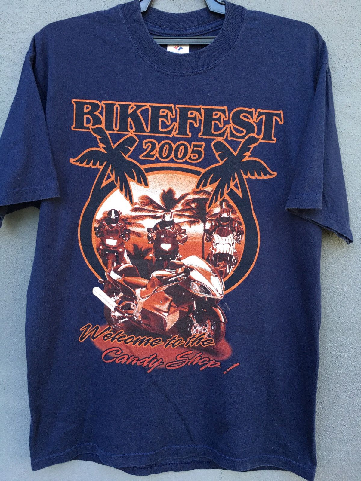 vintage 50 cent welcome to candy shop bike week promo shirt