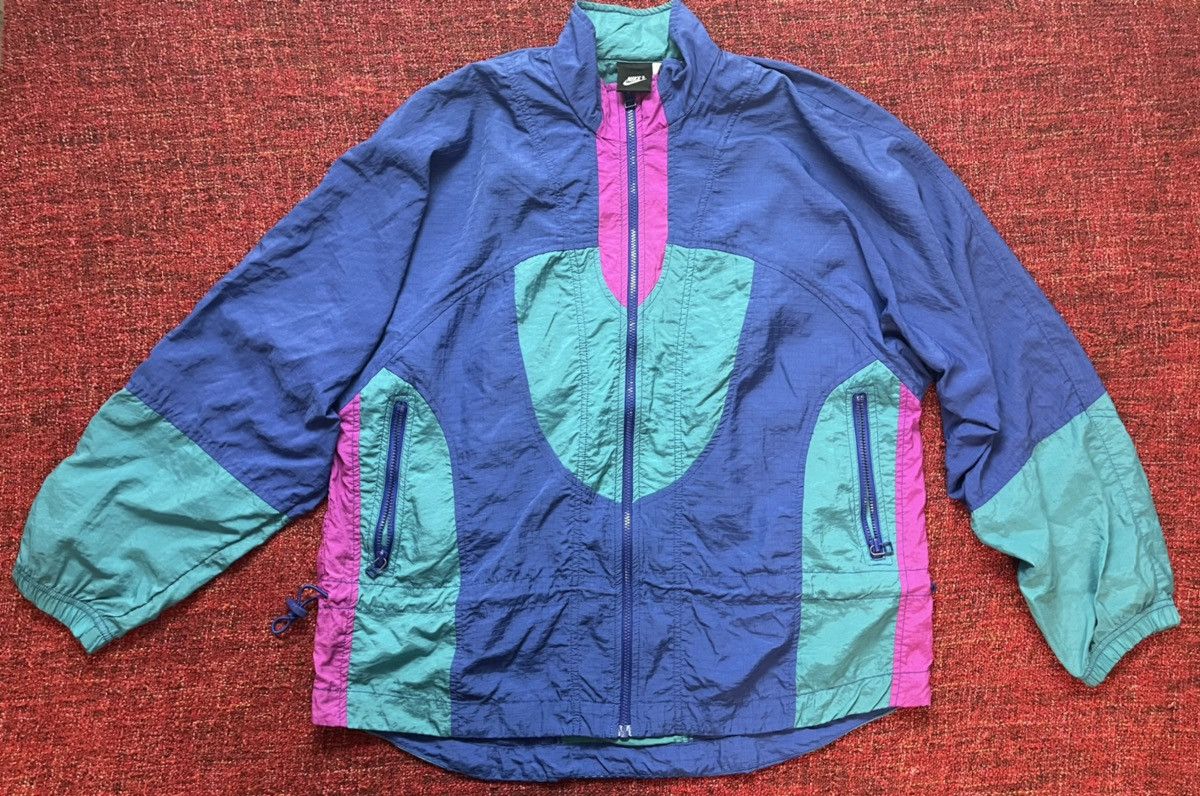 Nike × Vintage Nike 90s vintage track jacket Size US M / EU 48-50 / 2 - 1 Thumbnail