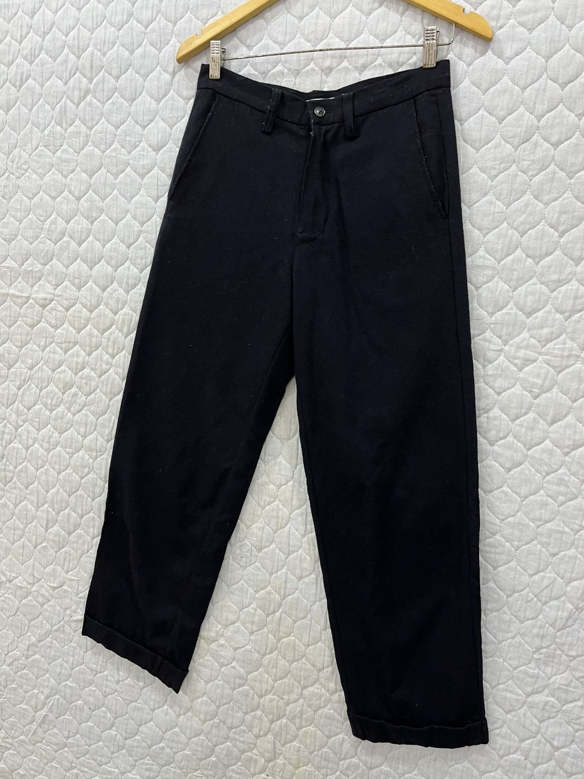 Issey Miyake (U)🔥🔥ARCHIVE ISSEY MIYAKE NE-NET WOOL PANTS Size US 29 - 2 Thumbnail