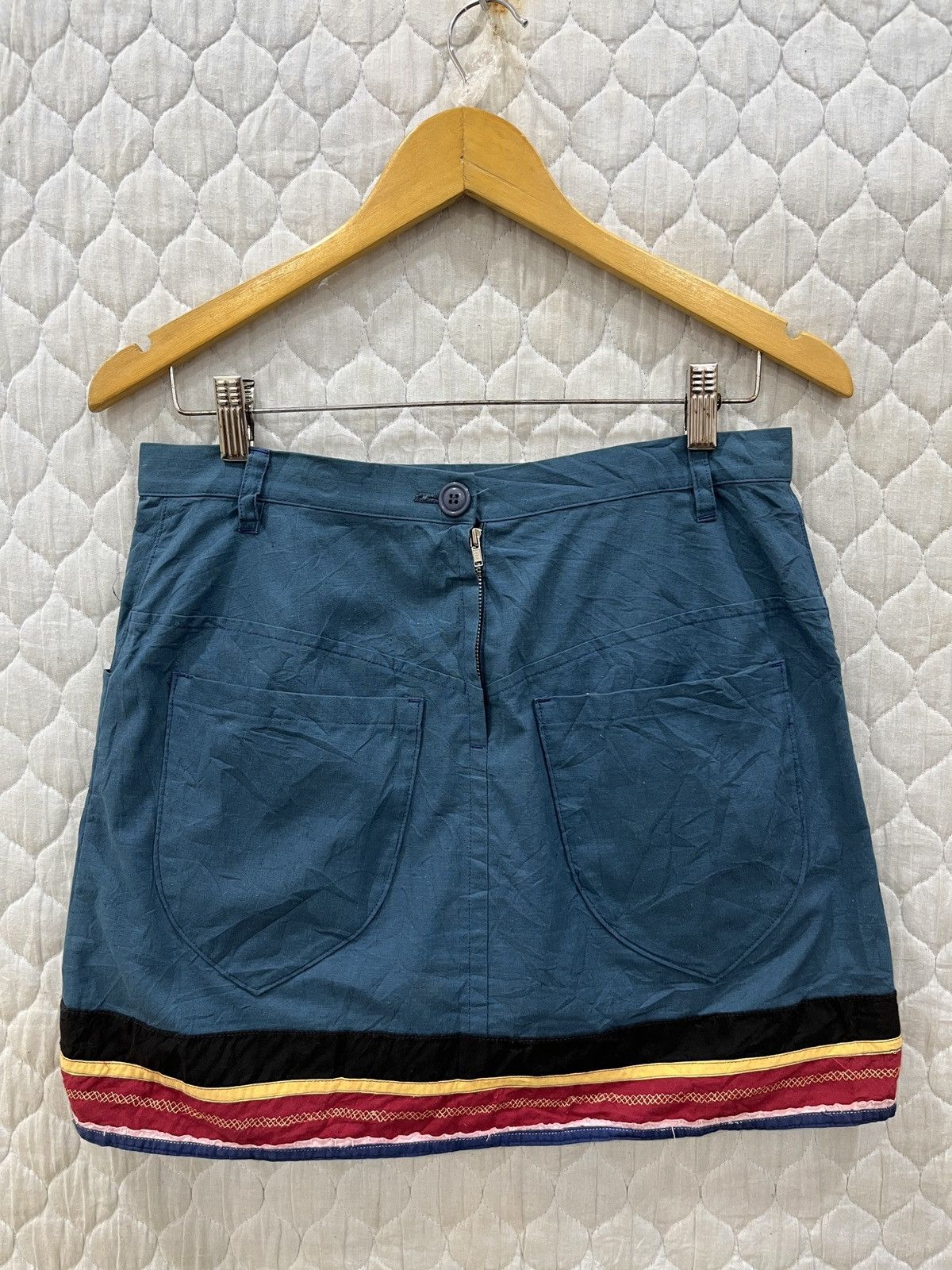 Issey Miyake (Ooo). ISSEY MIYAKE SUNAO KUWAHARA MULTI POCKET SKIRTS Size 30" / US 8 / IT 44 - 1 Thumbnail