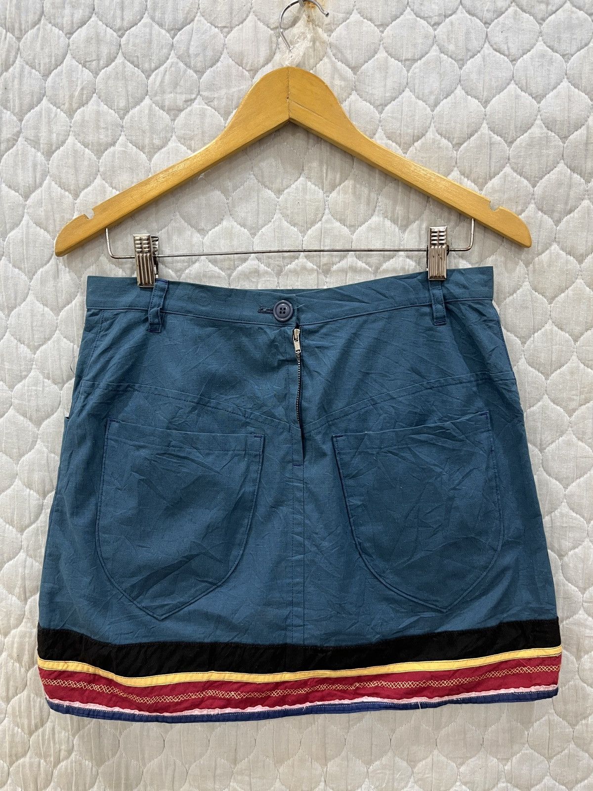 image of (Ooo). Issey Miyake Sunao Kuwahara Multi Pocket Skirts, Women's (Size 30)