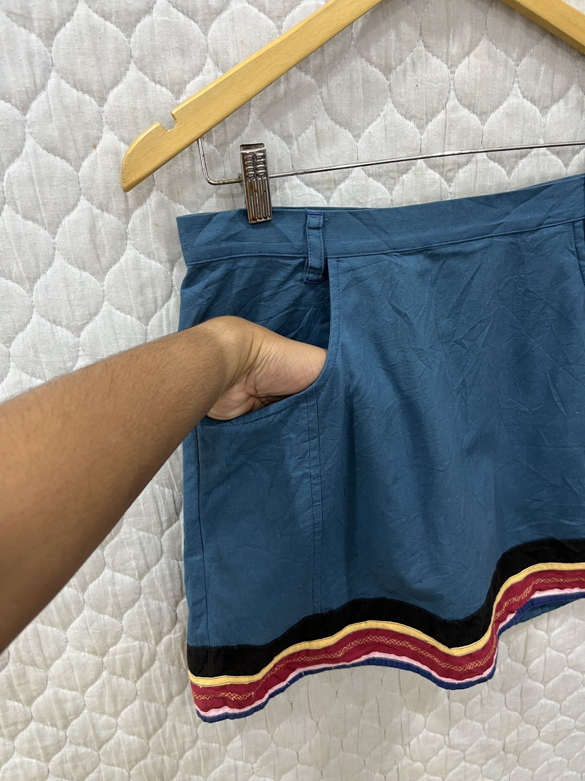 Issey Miyake (Ooo). ISSEY MIYAKE SUNAO KUWAHARA MULTI POCKET SKIRTS Size 30" / US 8 / IT 44 - 8 Thumbnail