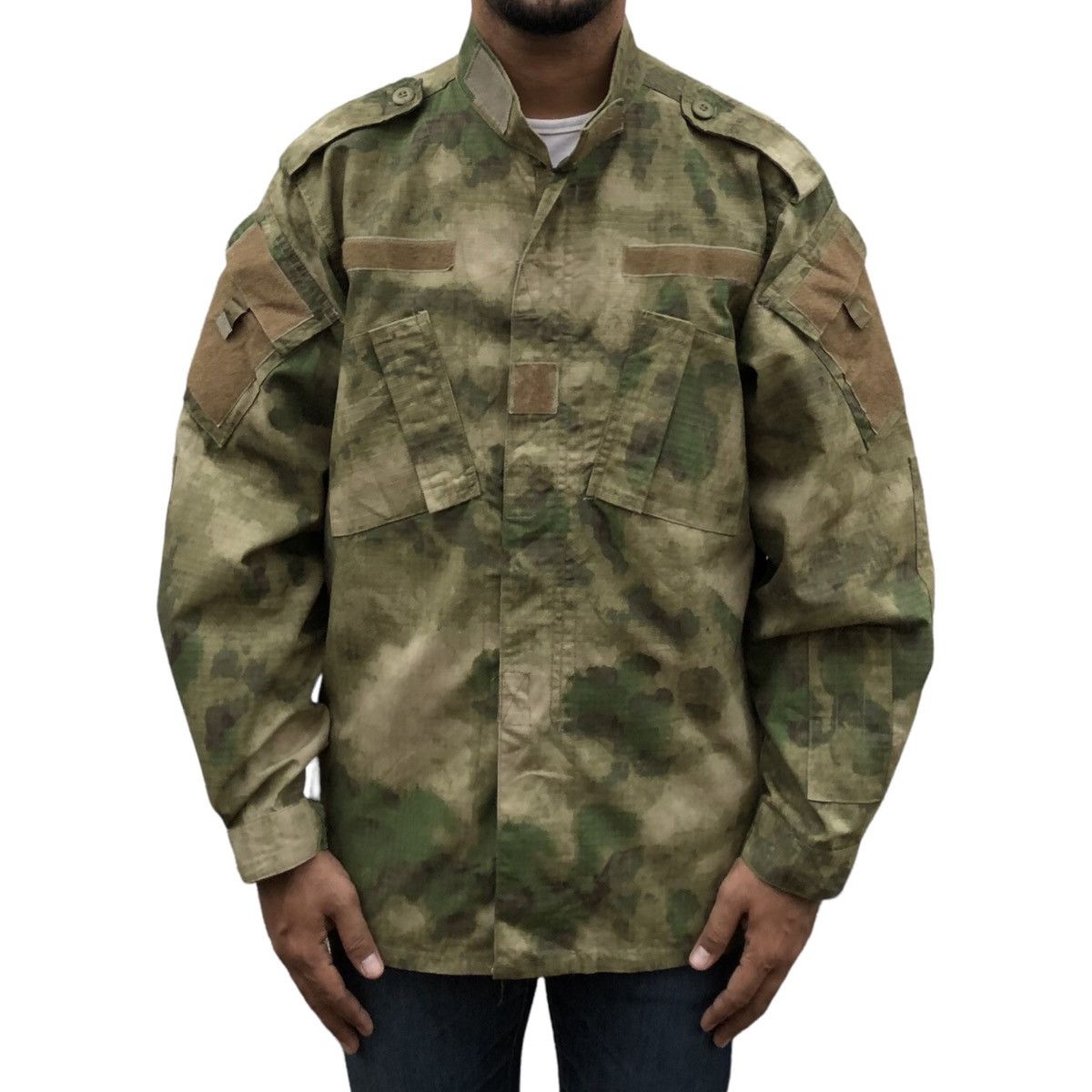 image of Military Tactical Army Combat Camouflage Jacket, Men's (Size Medium)