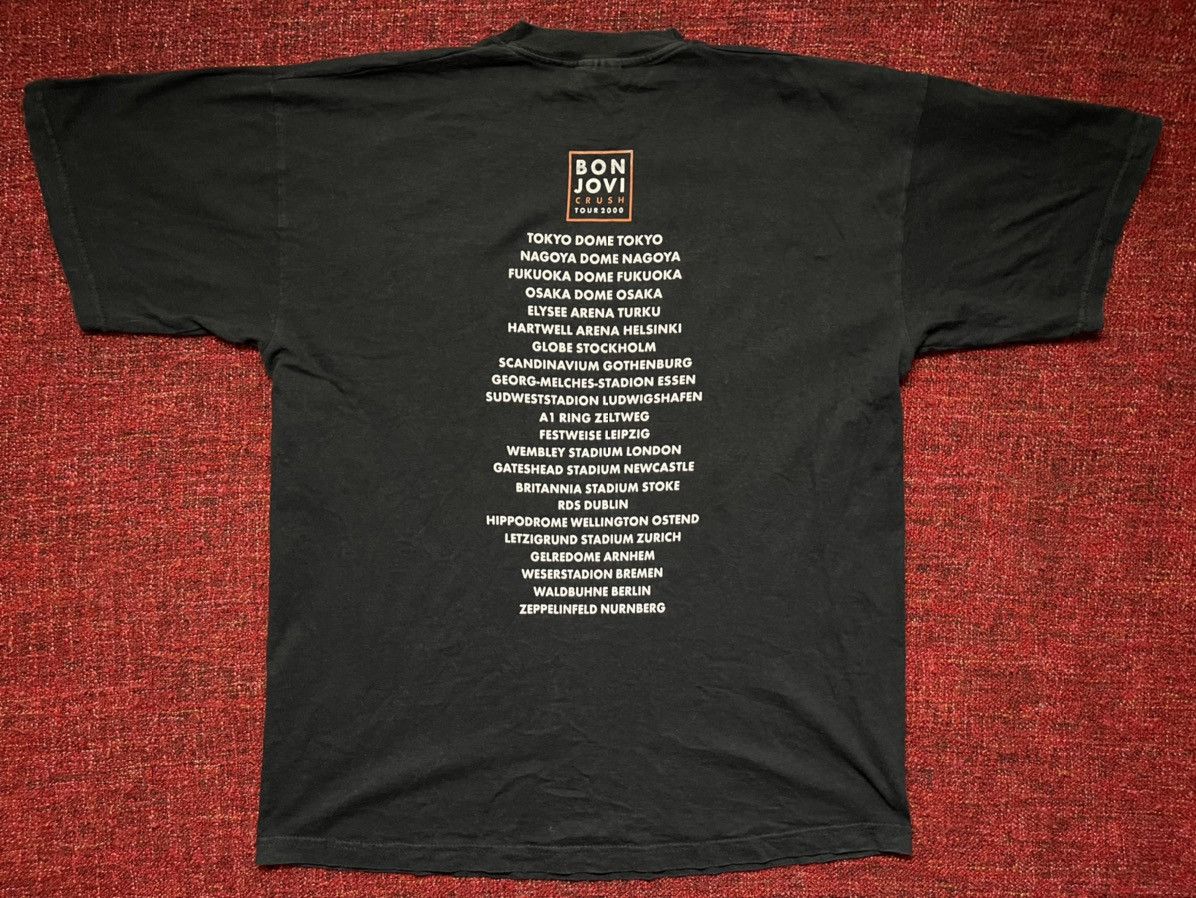 Band Tees × Bon Jovi × Vintage Bon Jovi Crush vintage 2000 tour t-shirt Size US L / EU 52-54 / 3 - 5 Thumbnail