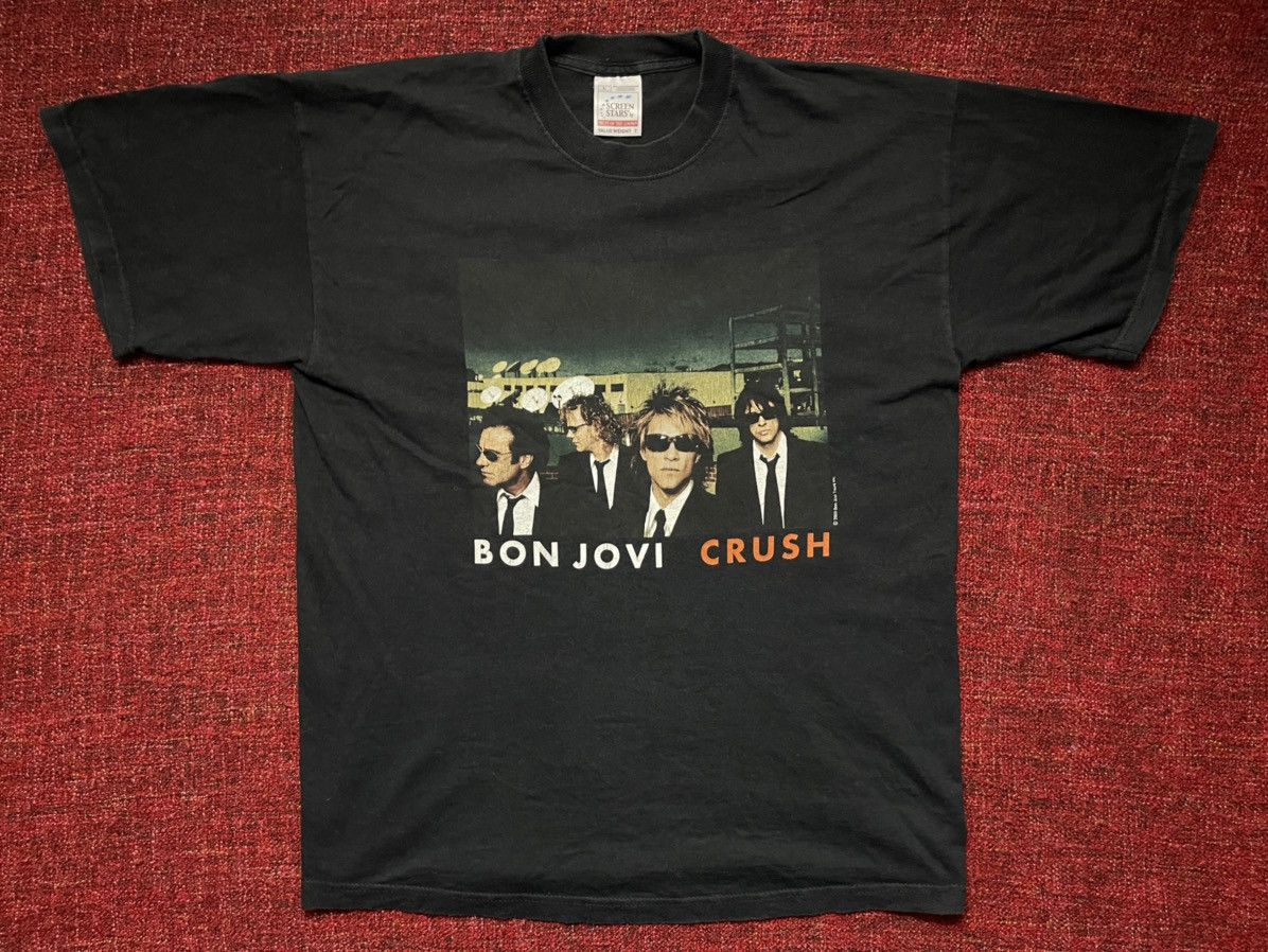 Band Tees × Bon Jovi × Vintage Bon Jovi Crush vintage 2000 tour t-shirt Size US L / EU 52-54 / 3 - 1 Thumbnail