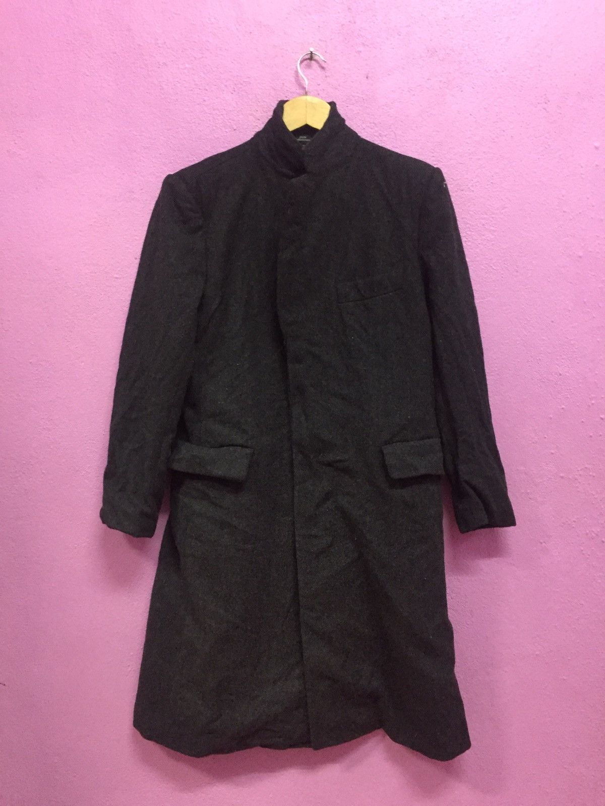 Japanese Brand Jun Men Wool Long Jackets Size US M / EU 48-50 / 2 - 1 Thumbnail