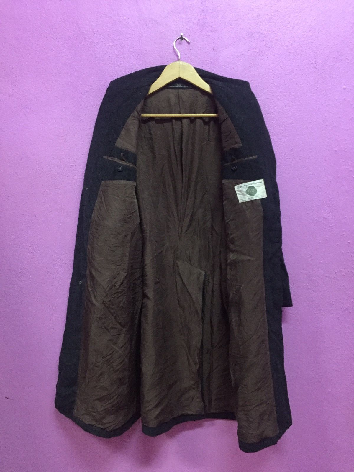 Japanese Brand Jun Men Wool Long Jackets Size US M / EU 48-50 / 2 - 3 Thumbnail