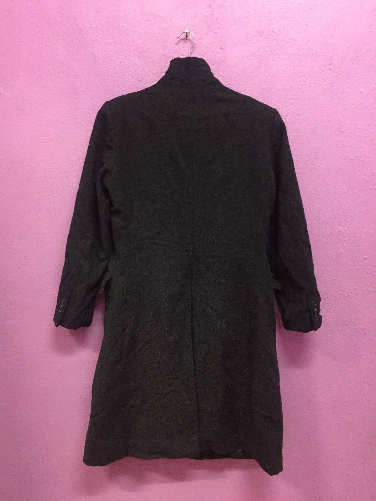 Japanese Brand Jun Men Wool Long Jackets Size US M / EU 48-50 / 2 - 2 Thumbnail