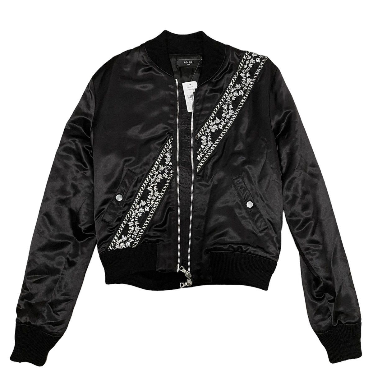 Image of Amiri guitar Bomber Jacket in Black, Men's (Size Small)