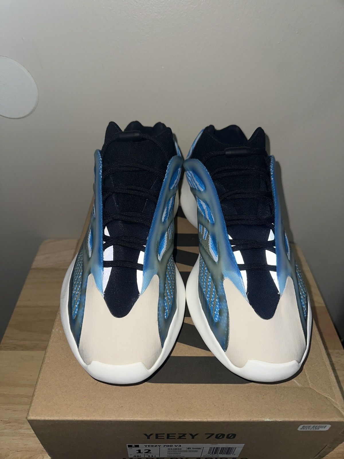 Adidas Yeezy 700 v3 Azareth Size US 12 / EU 45 - 1 Thumbnail