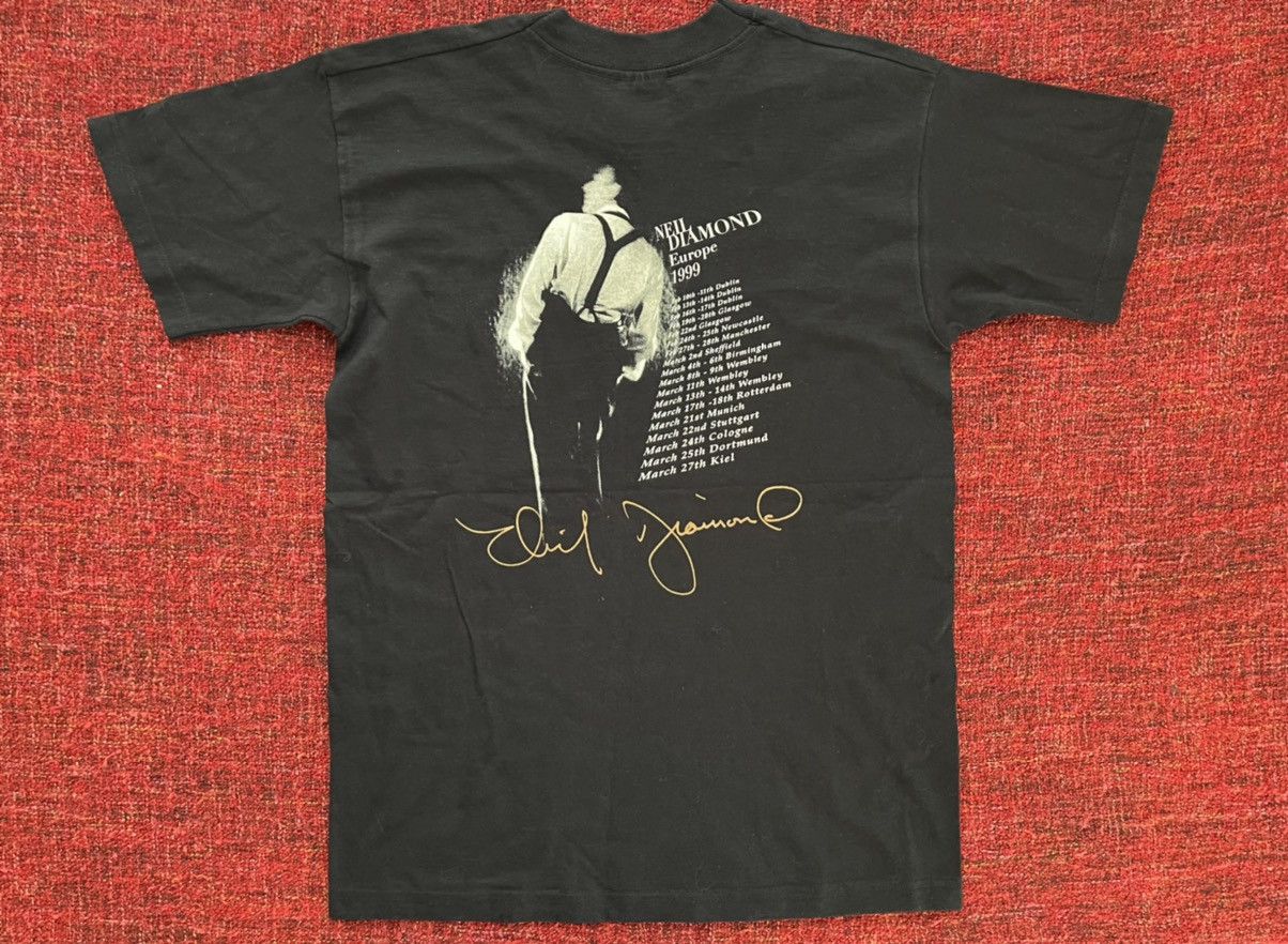 Band Tees × Vintage Neil Diamond vintage 1999 tour t-shirt Size US M / EU 48-50 / 2 - 4 Thumbnail