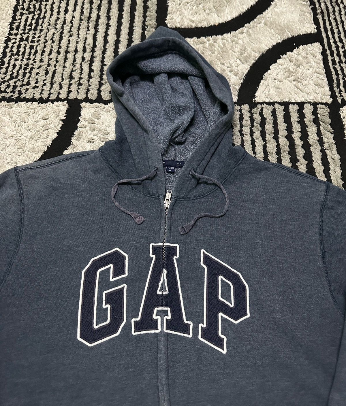 Gap Gap big logo zipper hoodie Size US XL / EU 56 / 4 - 4 Thumbnail