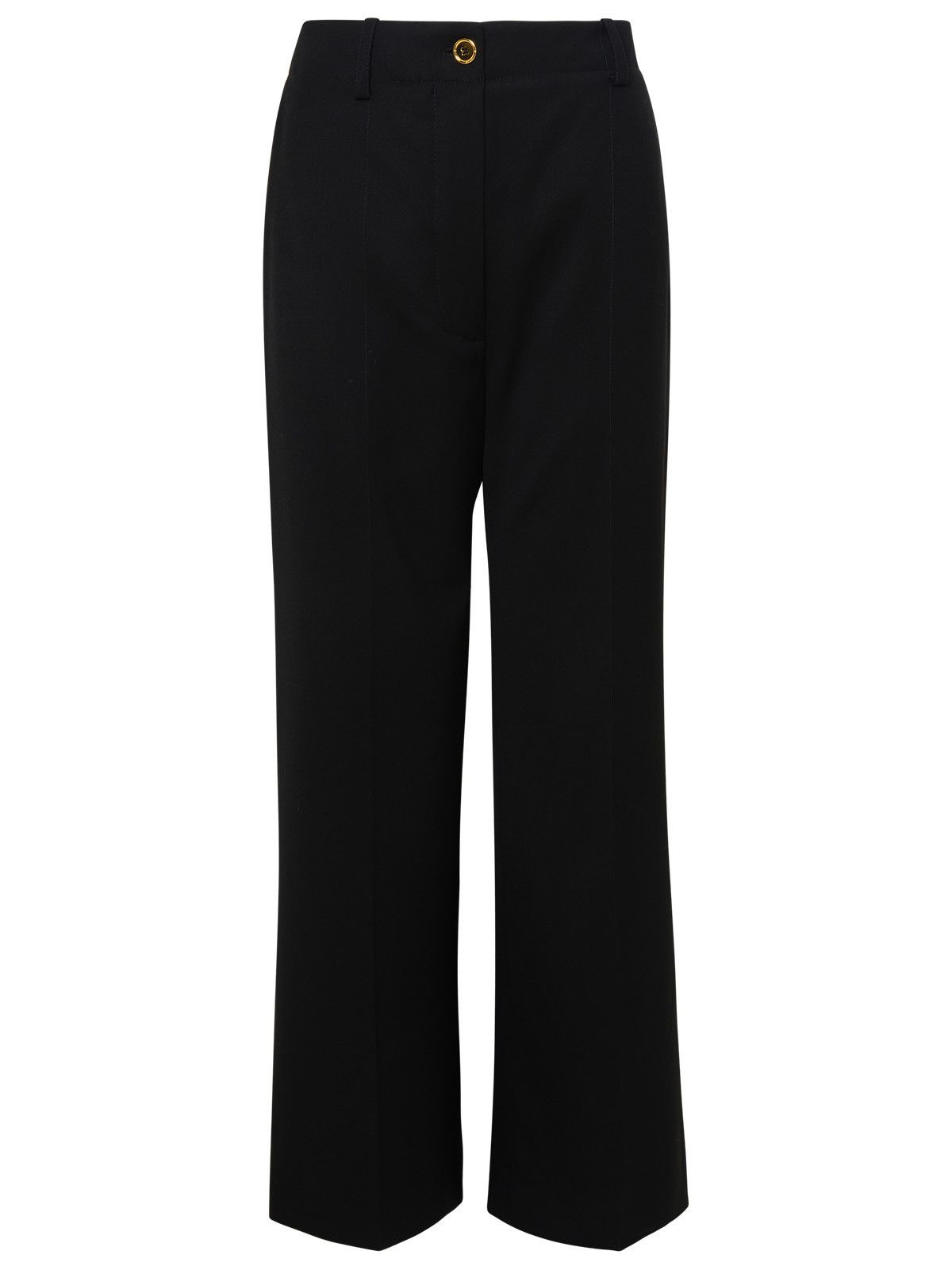PATOU Black Virgin Wool Pants