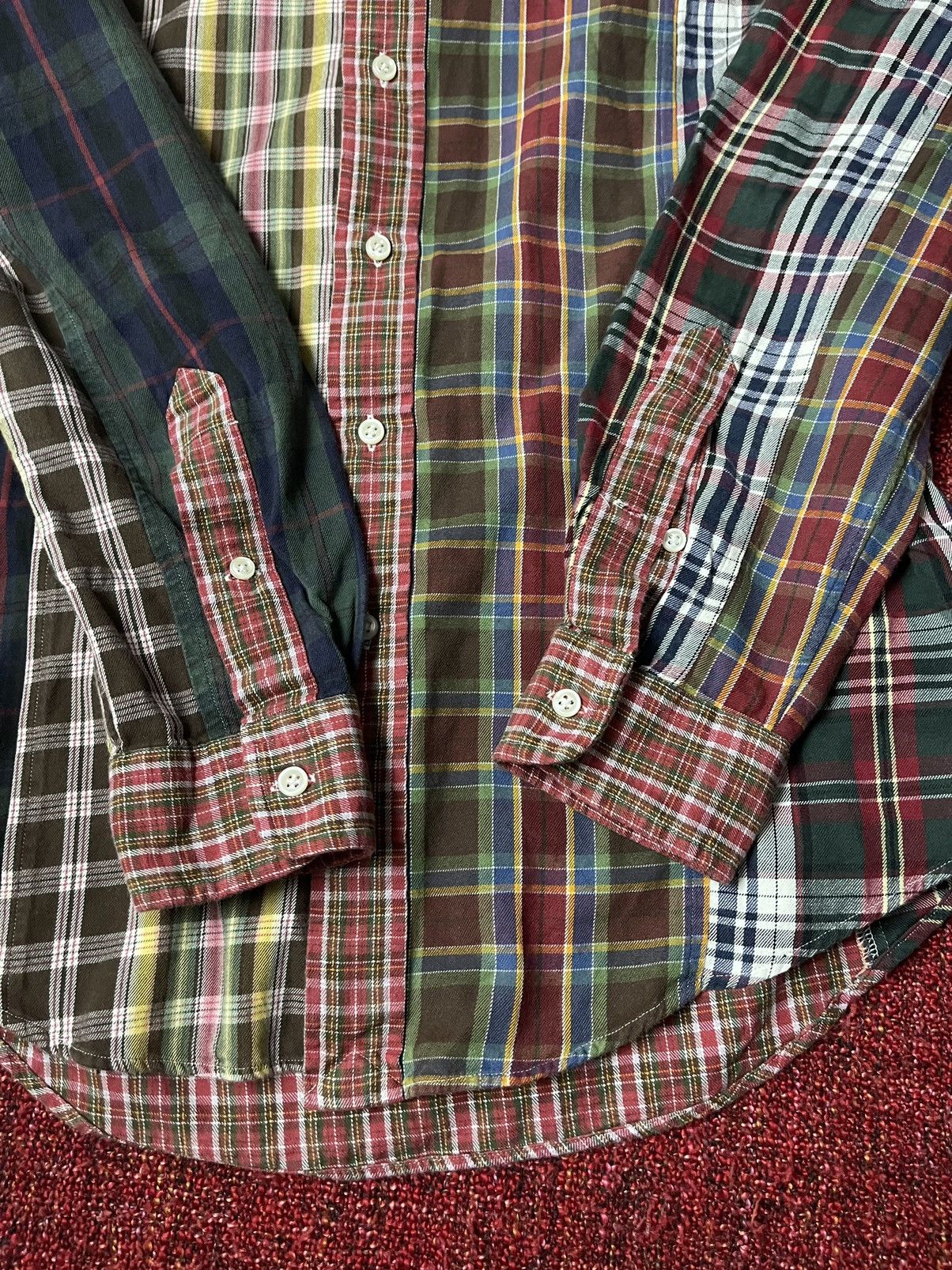 Polo Ralph Lauren vintage 90s rare patchwork shirt