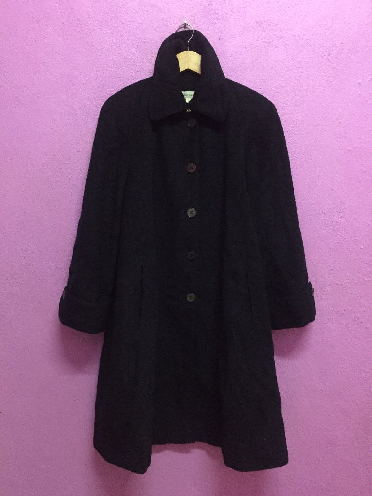 Calvin Klein Calvin Klein Wool Long Jackets Size US M / EU 48-50 / 2 - 1 Thumbnail