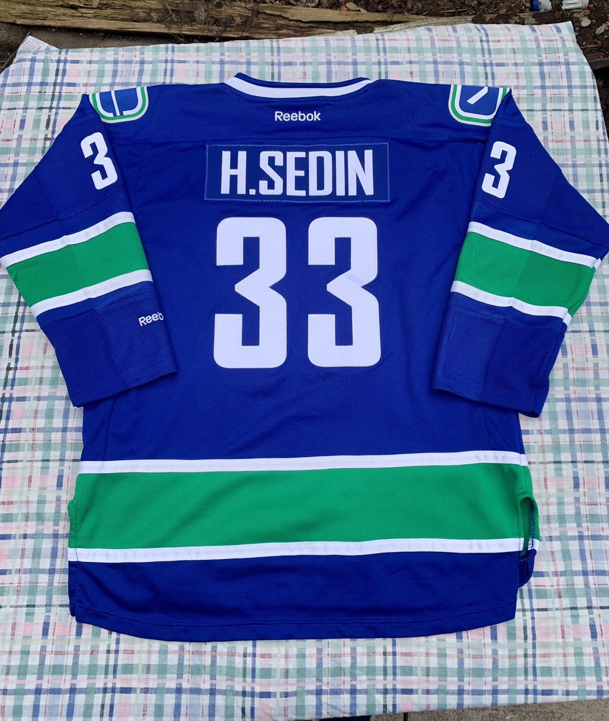 NHL × Reebok Reebok Vancouver Canucks Henrik Sedin NHL Jersey Size US XS / EU 42 / 0 - 5 Thumbnail