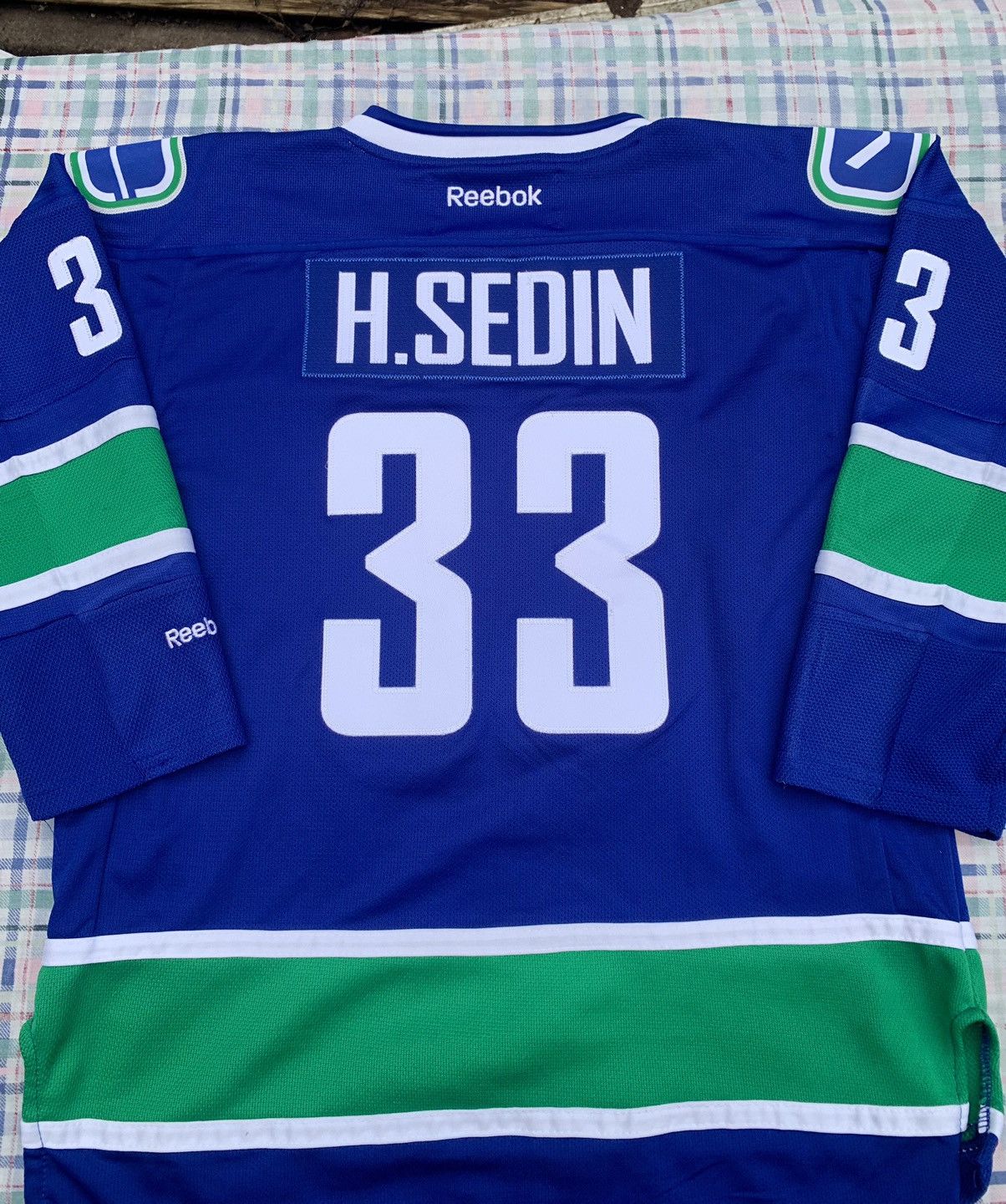 NHL × Reebok Reebok Vancouver Canucks Henrik Sedin NHL Jersey Size US XS / EU 42 / 0 - 6 Thumbnail
