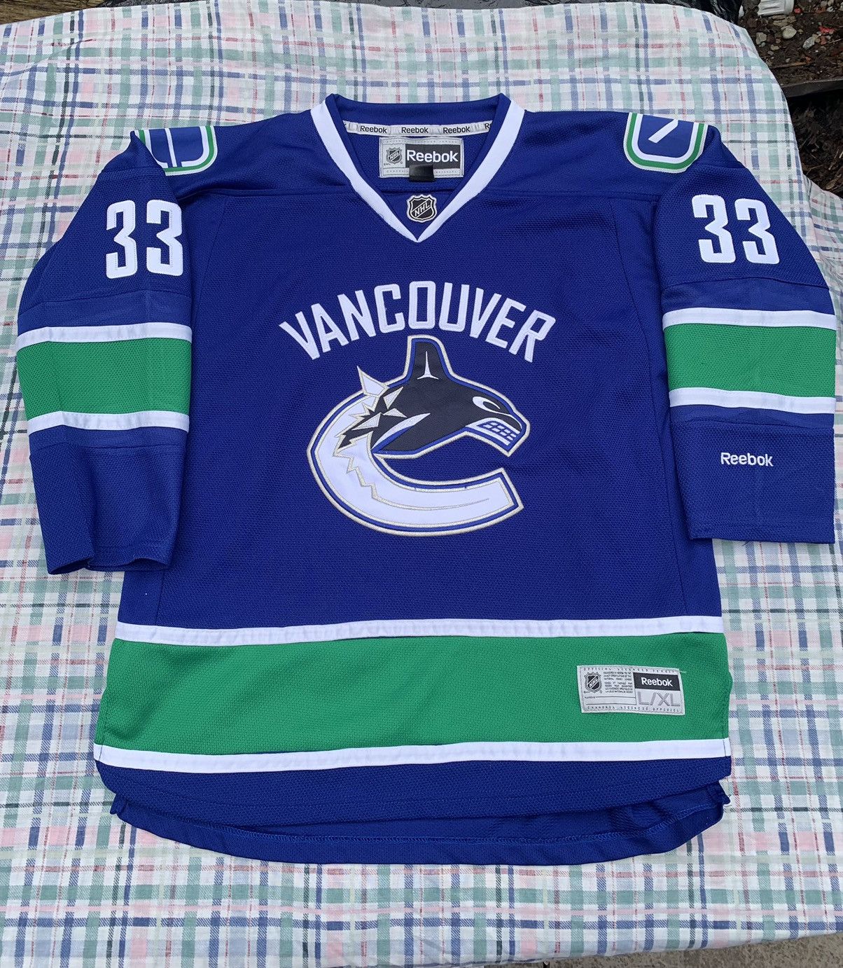 Hockey Jersey Canucks Fade Jersey Reebok Vancouver Canucks Henrik