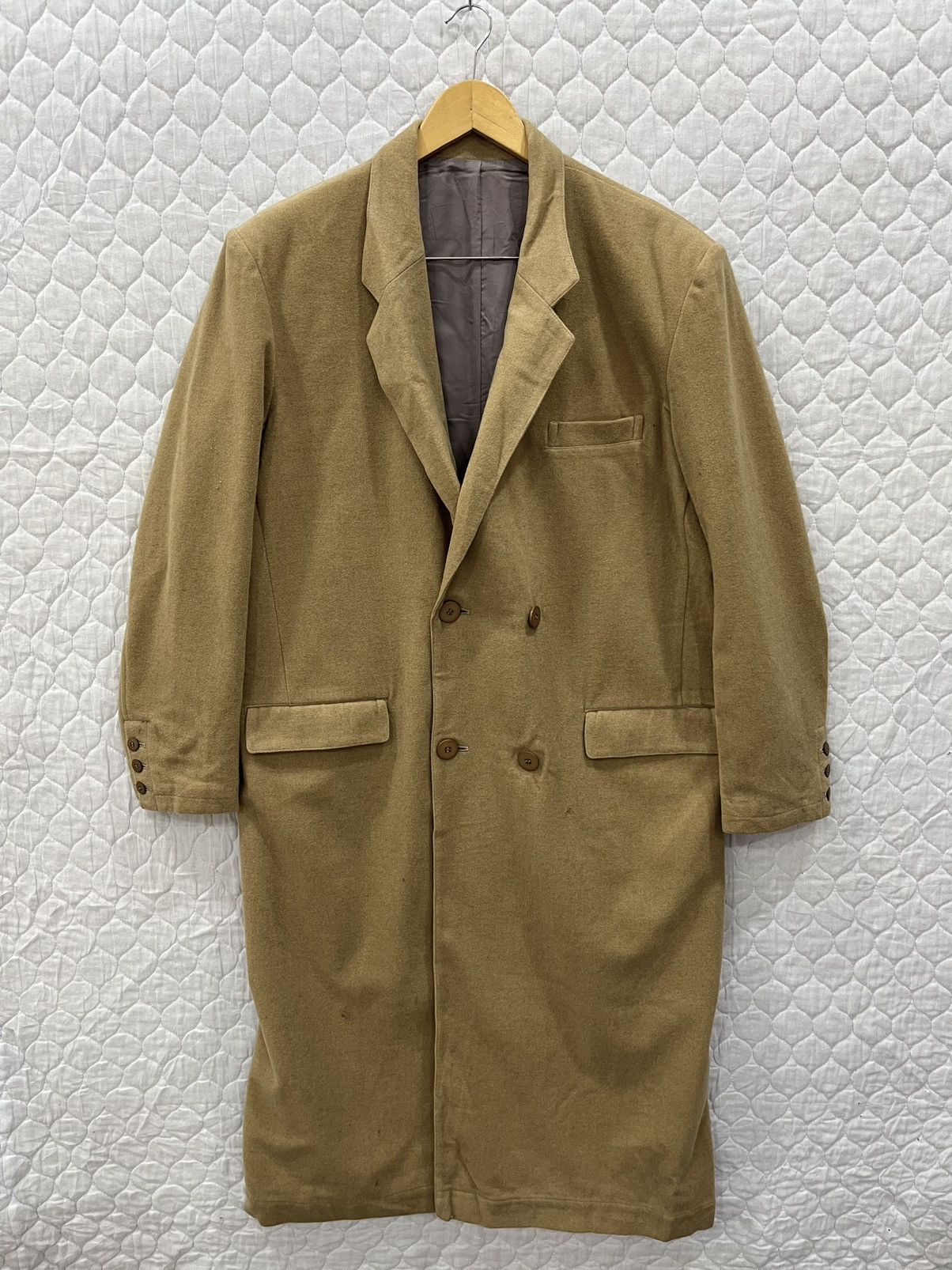 Vintage Yohji Yamamoto Homme Impermeable Trench Jacket Size L
