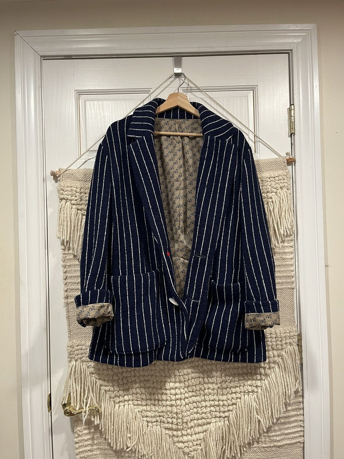 Undercover AW 2016 “Instant Calm” Runway Striped Blazer