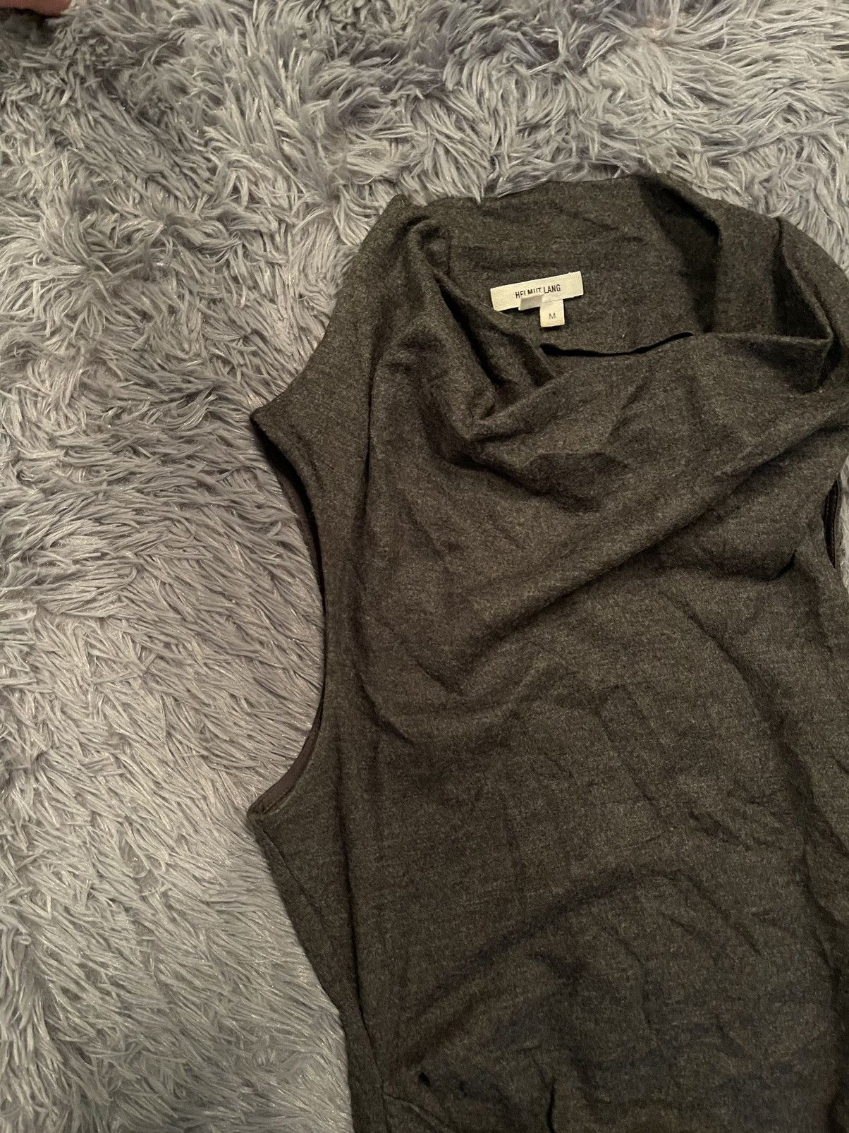 Helmut Lang Helmut Lang avant garde wool dress made in USA Size M / US 6-8 / IT 42-44 - 3 Thumbnail