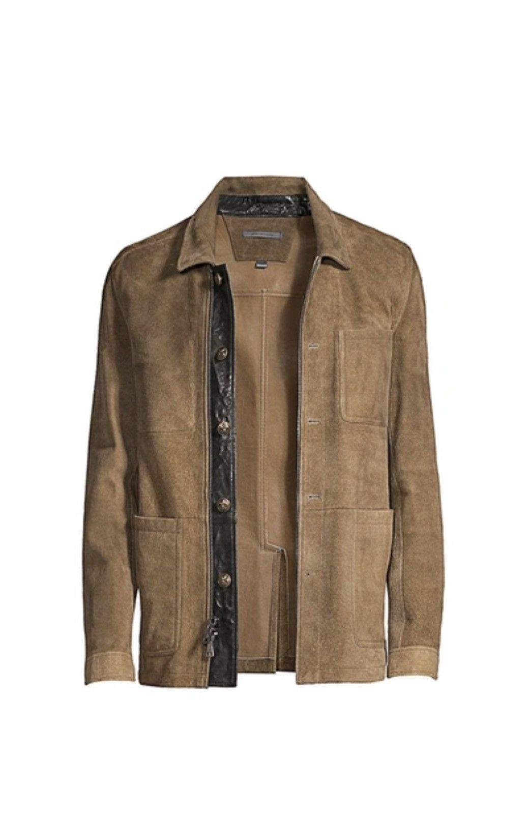 John Varvatos Suede workwear Jacket. 52 Size US L / EU 52-54 / 3 - 3 Thumbnail