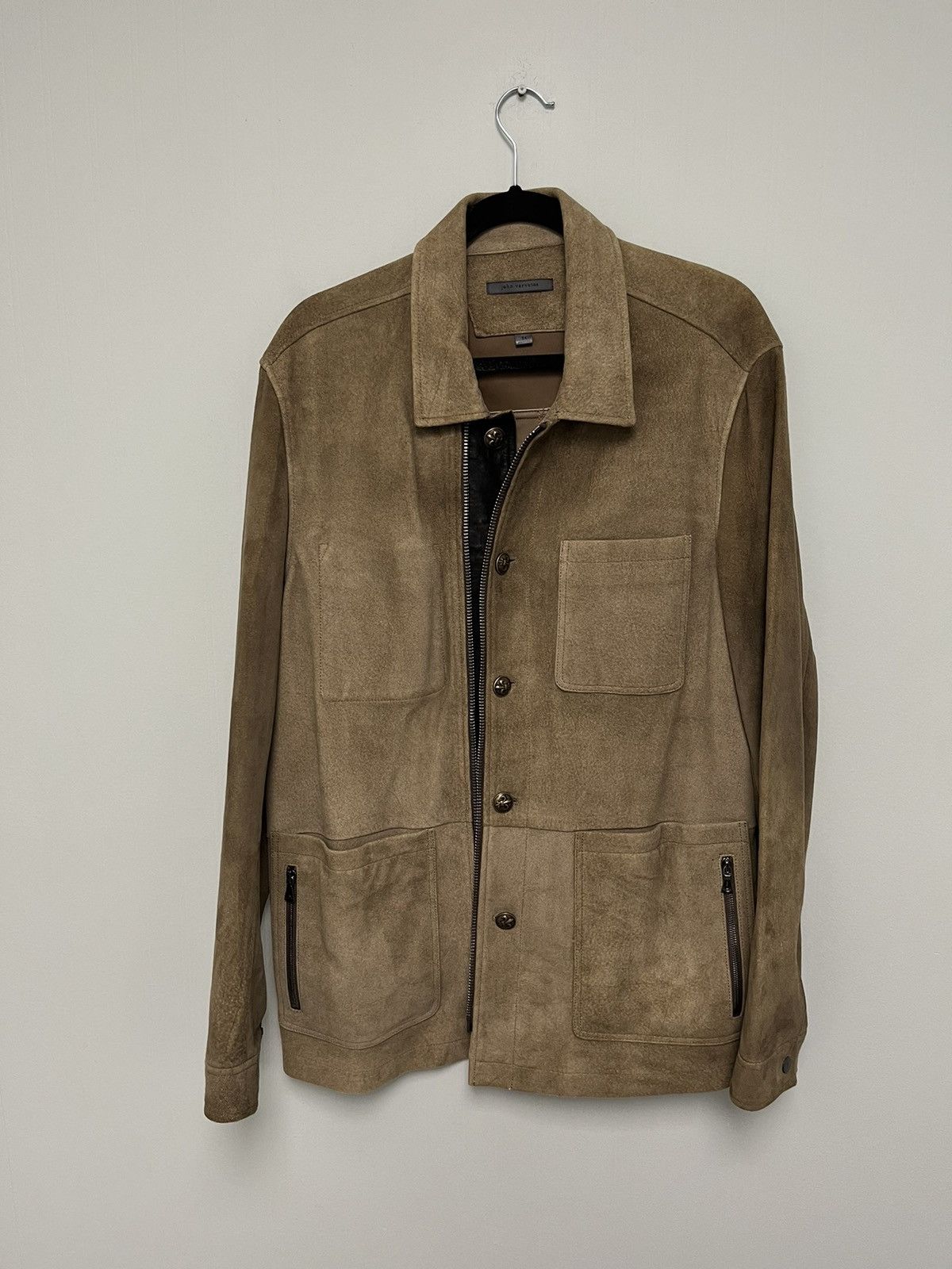 John Varvatos Suede workwear Jacket. 52 Size US L / EU 52-54 / 3 - 5 Thumbnail