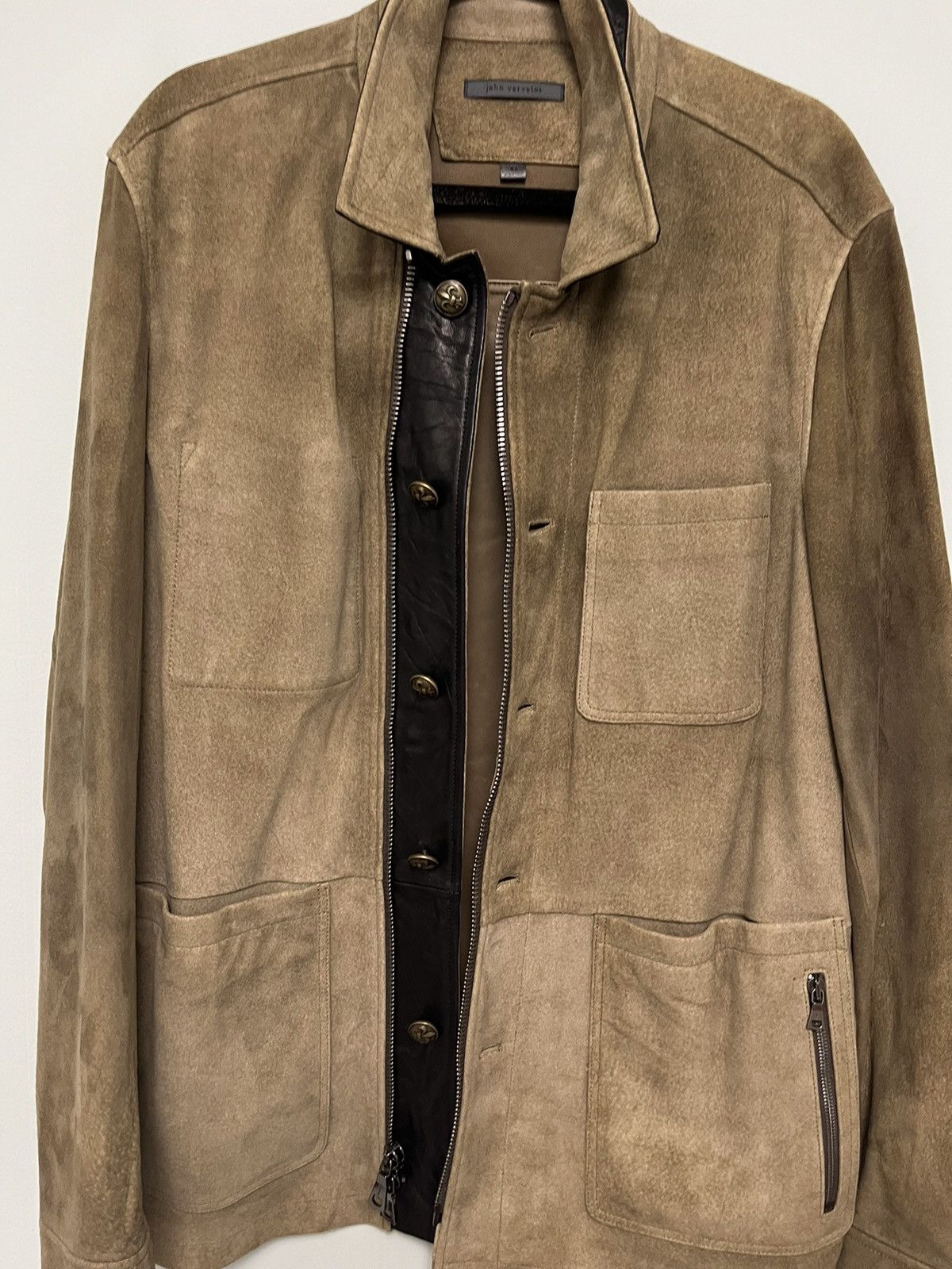 John Varvatos Suede workwear Jacket. 52 Size US L / EU 52-54 / 3 - 11 Thumbnail