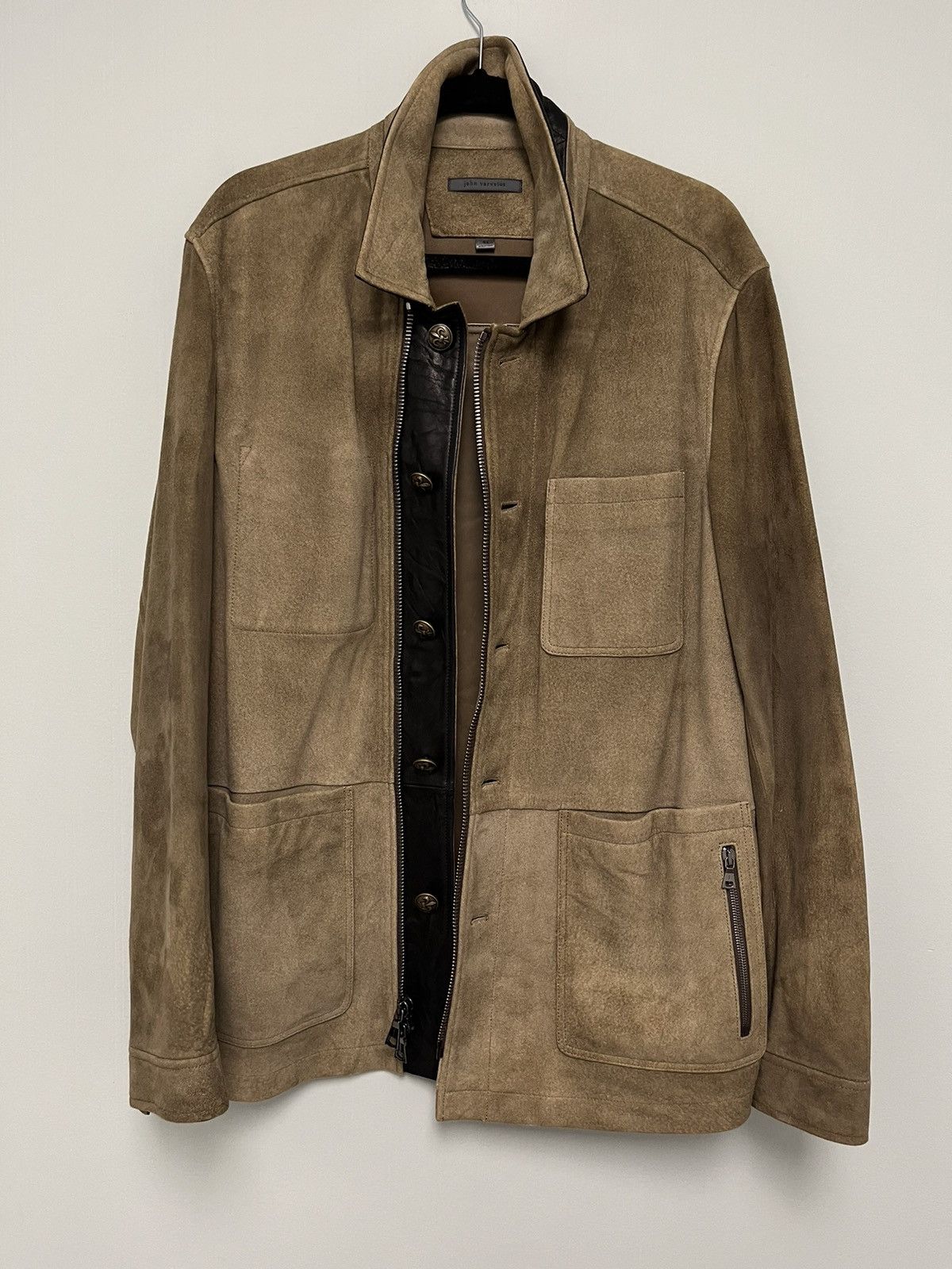 John Varvatos Suede workwear Jacket. 52 Size US L / EU 52-54 / 3 - 10 Thumbnail