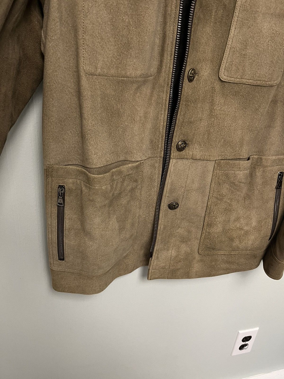 John Varvatos Suede workwear Jacket. 52 Size US L / EU 52-54 / 3 - 6 Thumbnail