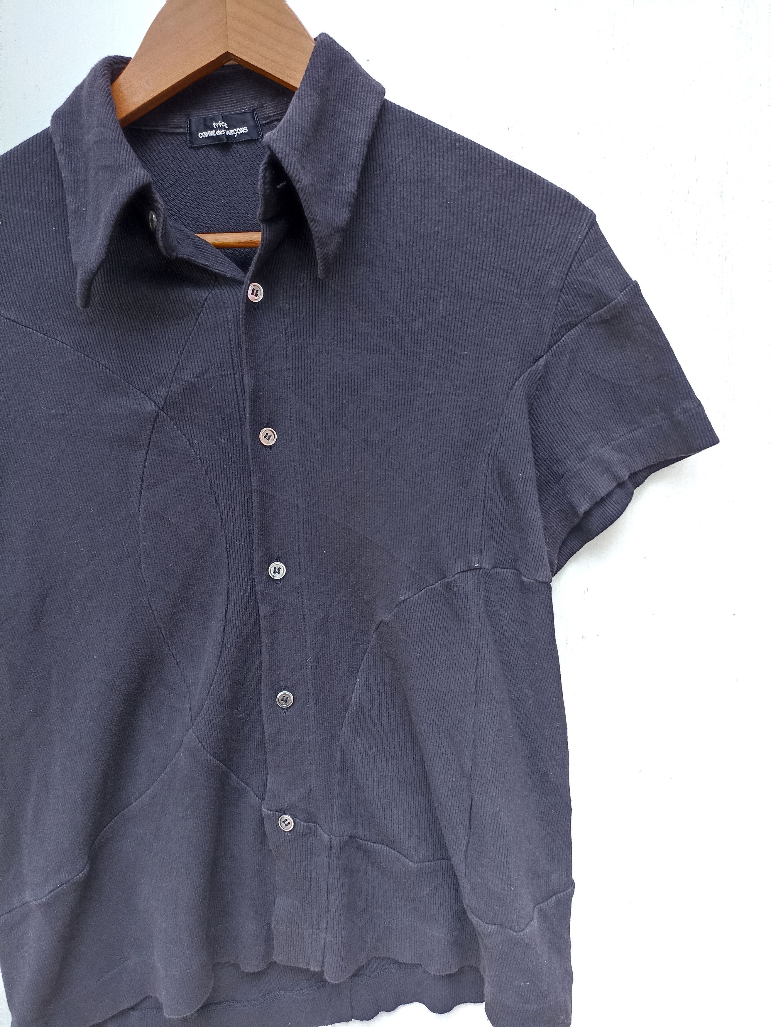 Comme des Garcons × Comme des Garcons Homme Plus Comme Des Garcons shirt tricot patchwork design Size M / US 6-8 / IT 42-44 - 4 Thumbnail