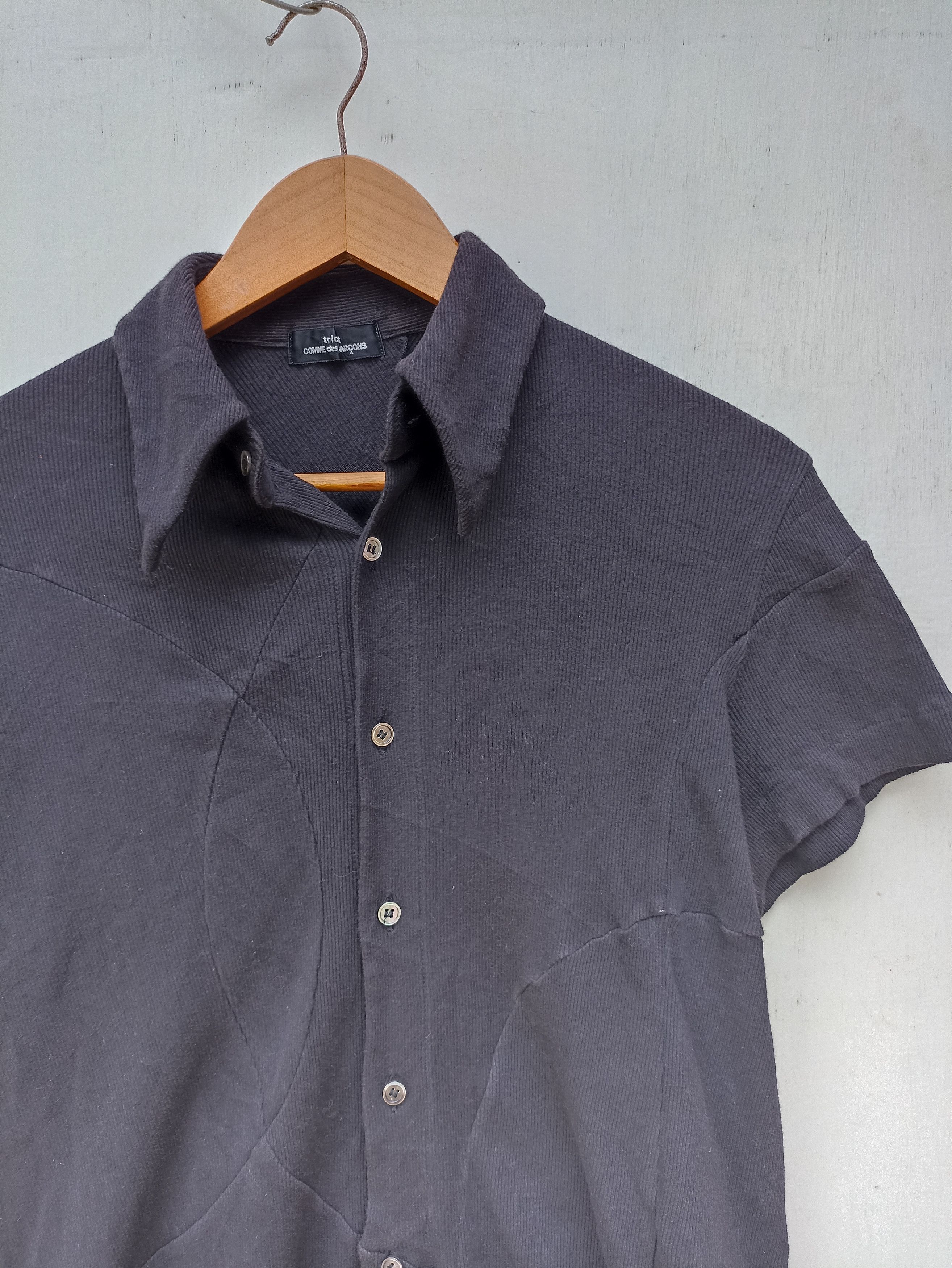 Comme des Garcons × Comme des Garcons Homme Plus Comme Des Garcons shirt tricot patchwork design Size M / US 6-8 / IT 42-44 - 6 Thumbnail