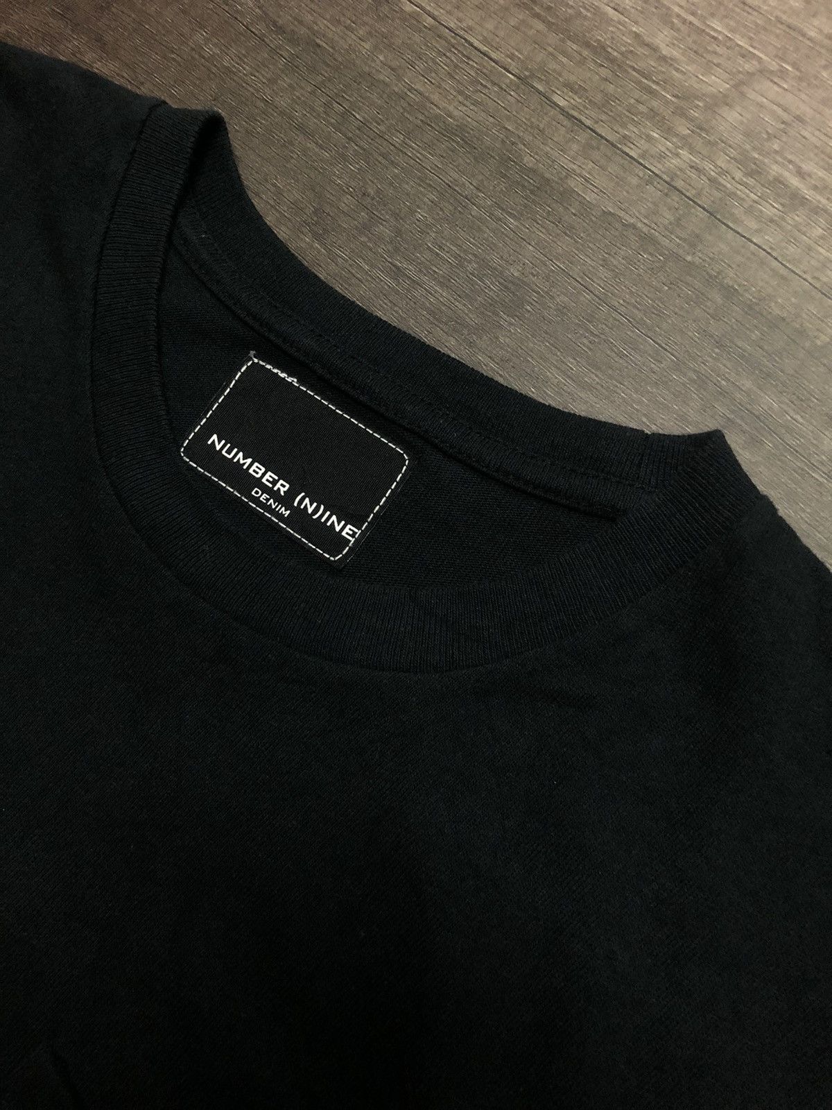 Number (N)ine × Vintage Number (N)ine Single Pocket Tee Shirt Black and White Design Size US S / EU 44-46 / 1 - 9 Thumbnail