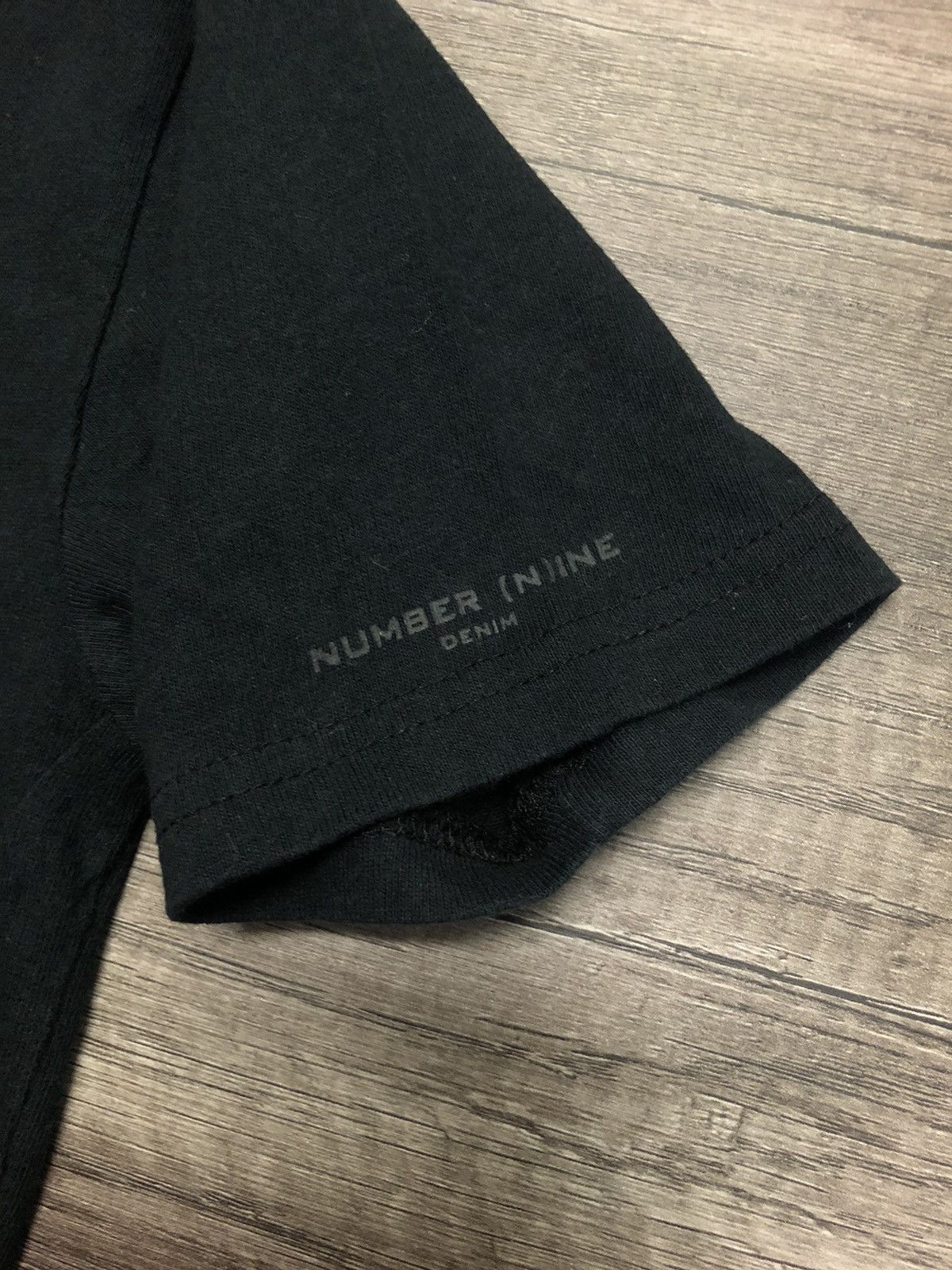 Number (N)ine × Vintage Number (N)ine Single Pocket Tee Shirt Black and White Design Size US S / EU 44-46 / 1 - 2 Thumbnail