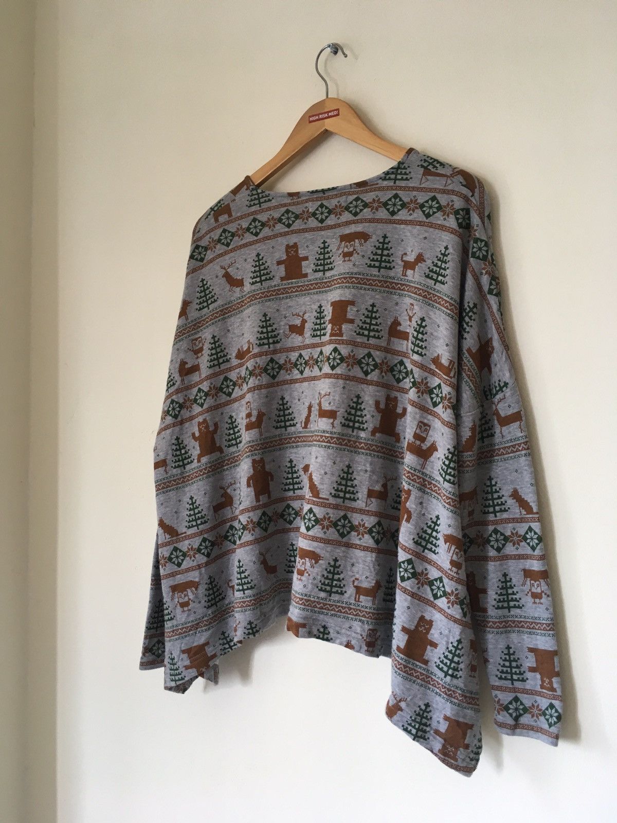 Designer × Issey Miyake × Japanese Brand Ne-net all over print oversized tshirt Size L / US 10 / IT 46 - 10 Thumbnail