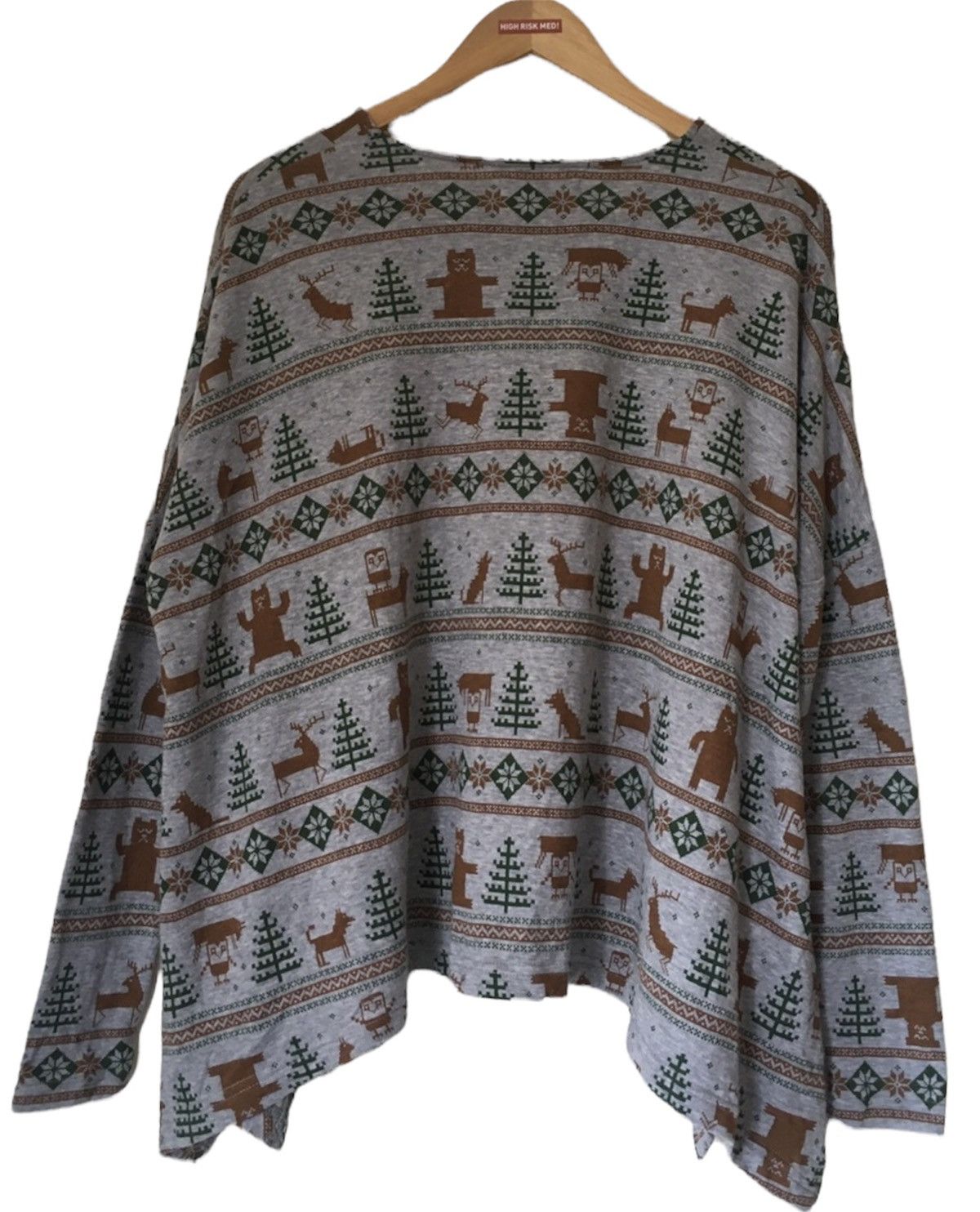 Designer × Issey Miyake × Japanese Brand Ne-net all over print oversized tshirt Size L / US 10 / IT 46 - 2 Thumbnail