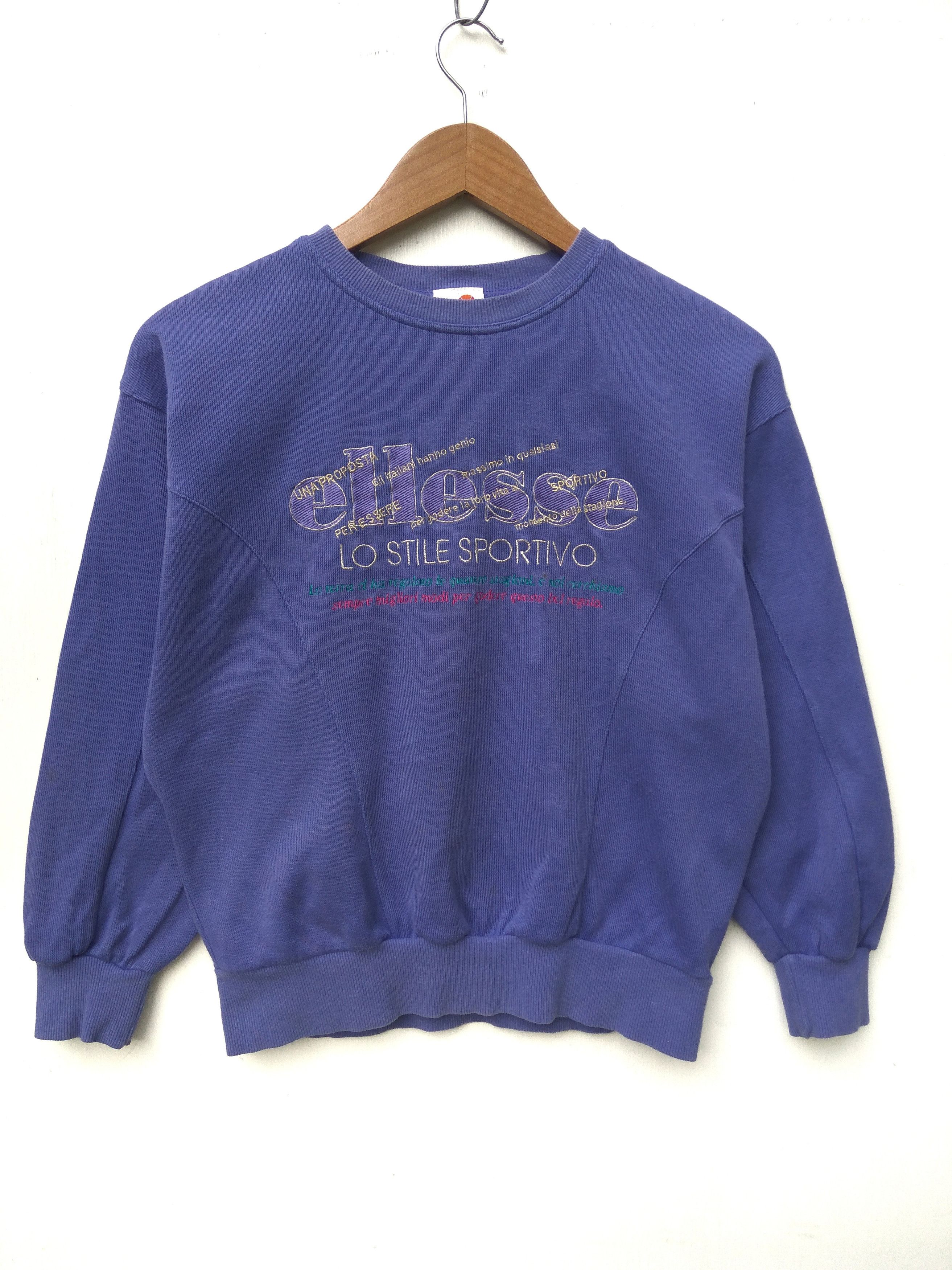 Ellesse × Vintage Vintage Ellese Sweatshirt big logo Jumper ladies Size M / US 6-8 / IT 42-44 - 1 Thumbnail
