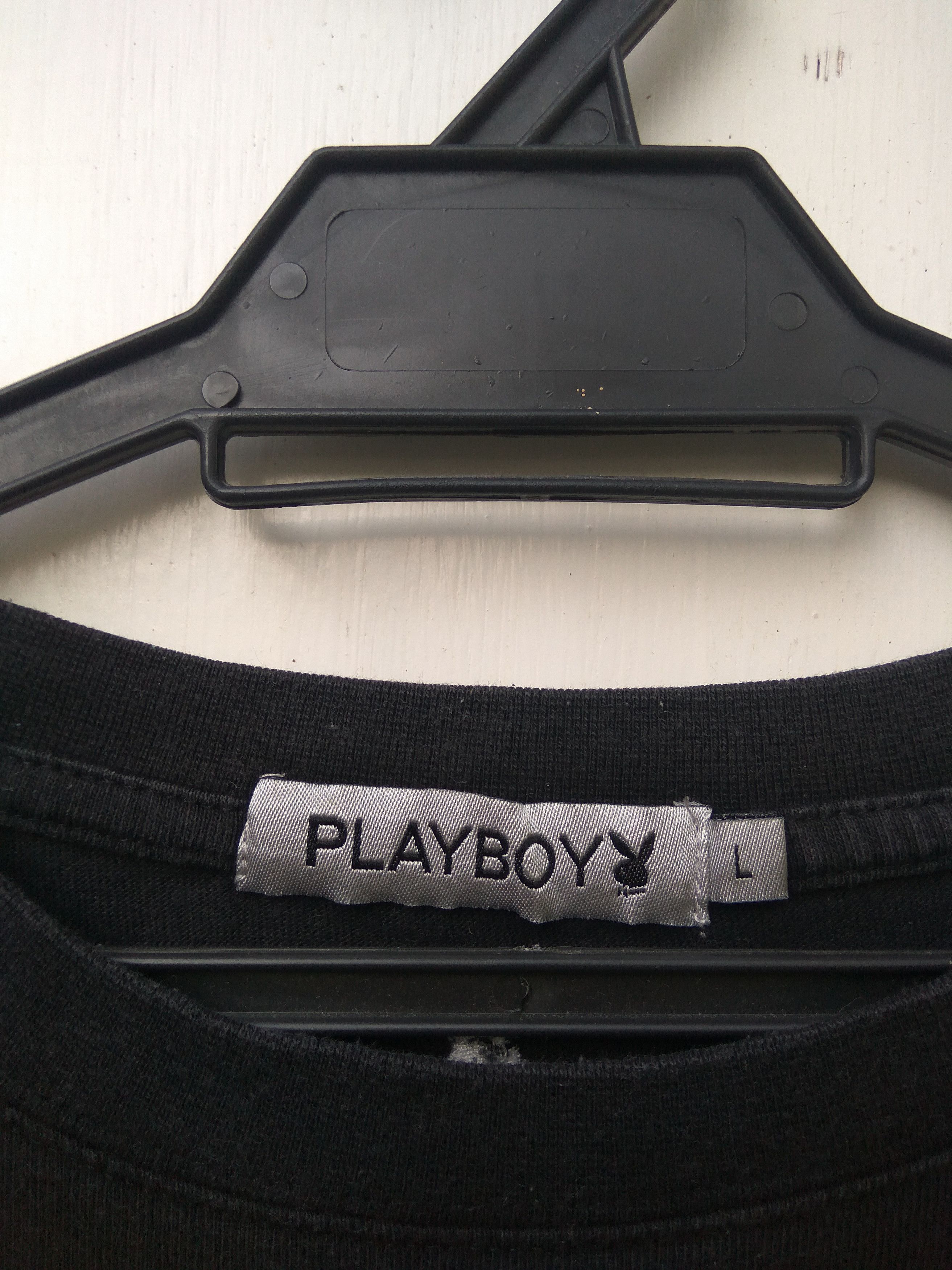 Playboy × Vintage Playboy t shirt big logo spell out Size US L / EU 52-54 / 3 - 5 Thumbnail