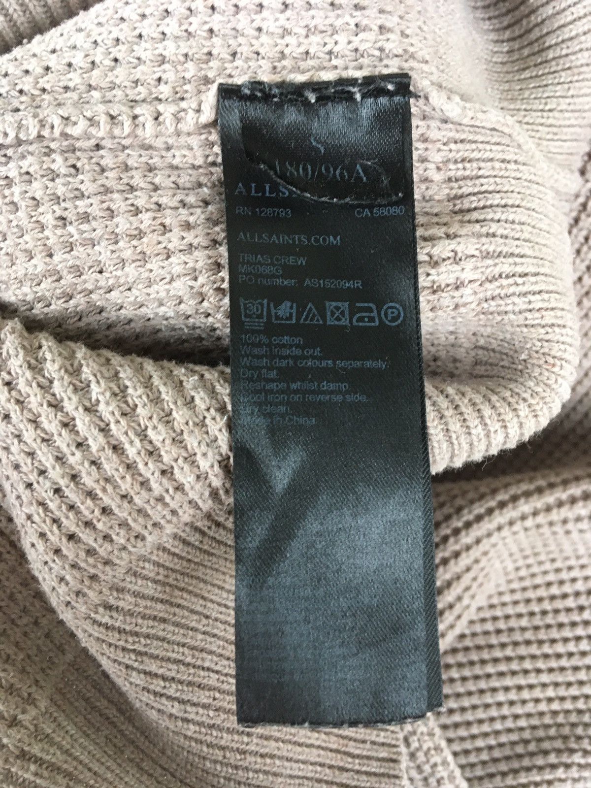 Allsaints Allsaints Trias Crew Knitwear Size US S / EU 44-46 / 1 - 4 Thumbnail